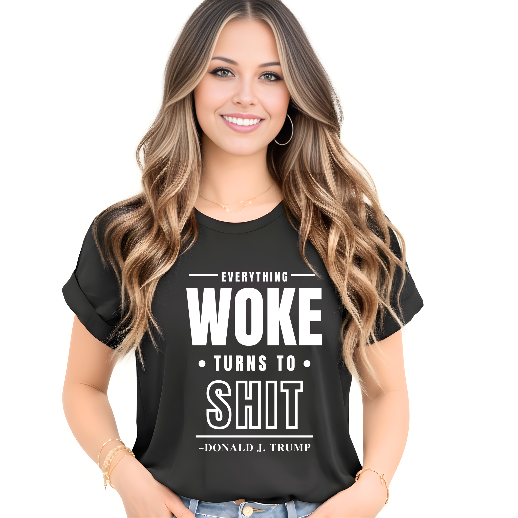 Everything Woke Turns to Sh*t – Women's T-Shirt, Sweatshirt & Hoodie