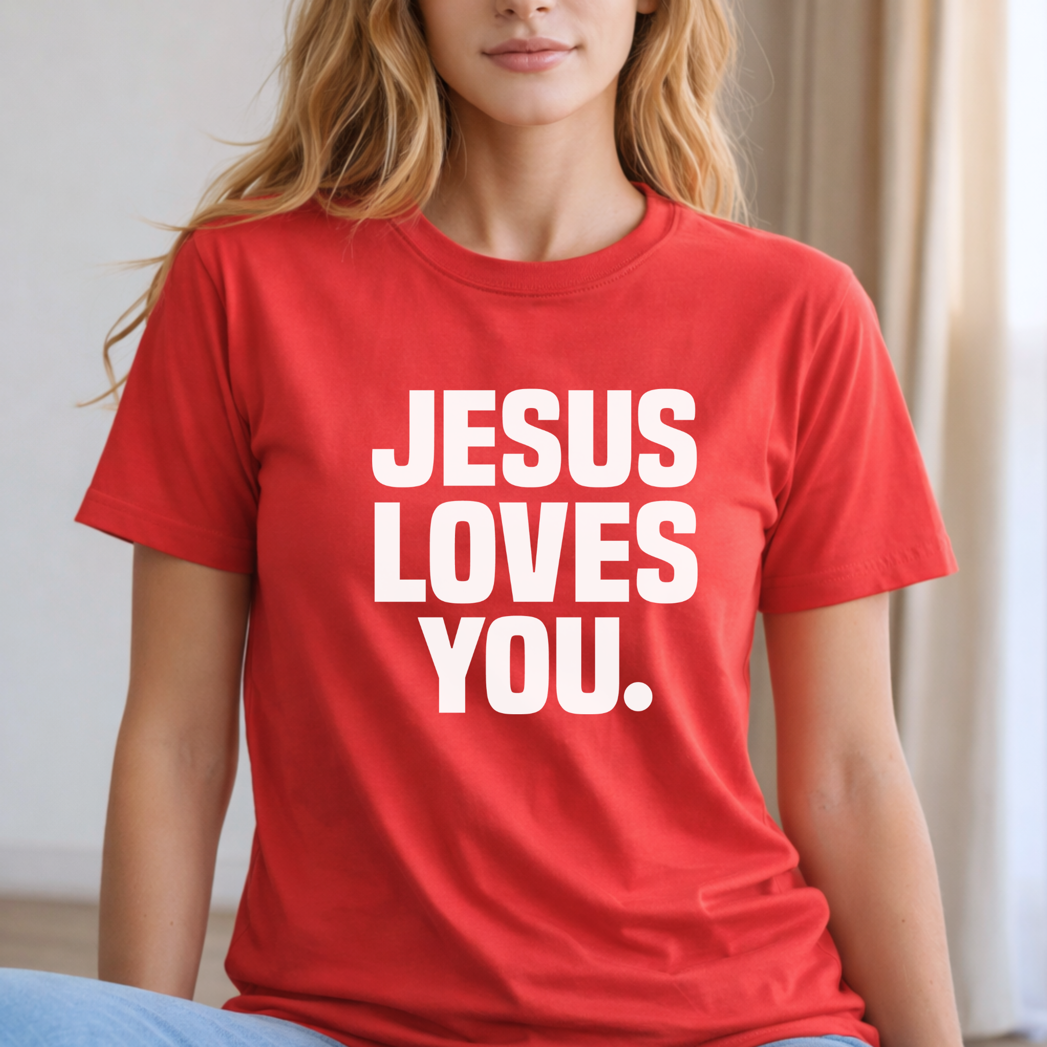 Jesus Loves You Christian Women's shirt