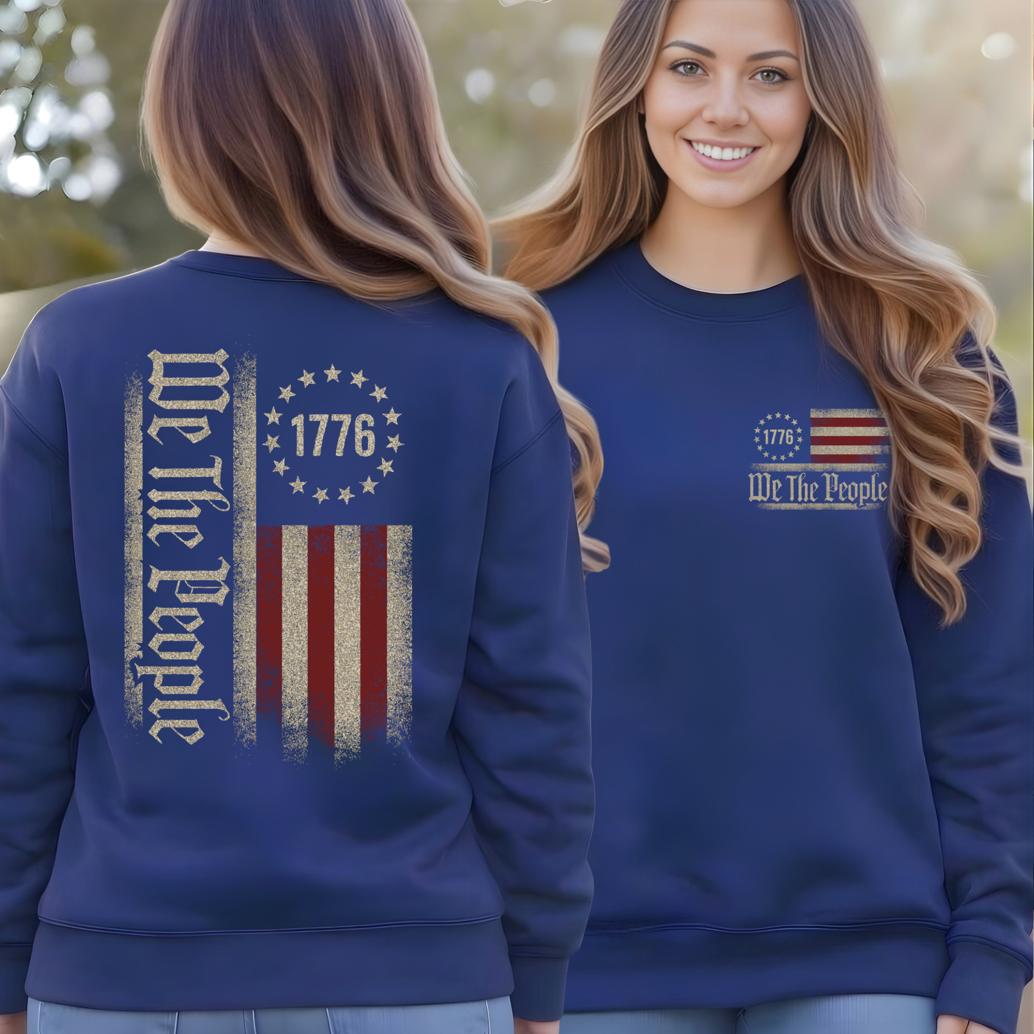We The People 1776 Patriotic Shirt, Sweatshirt & Hoodie