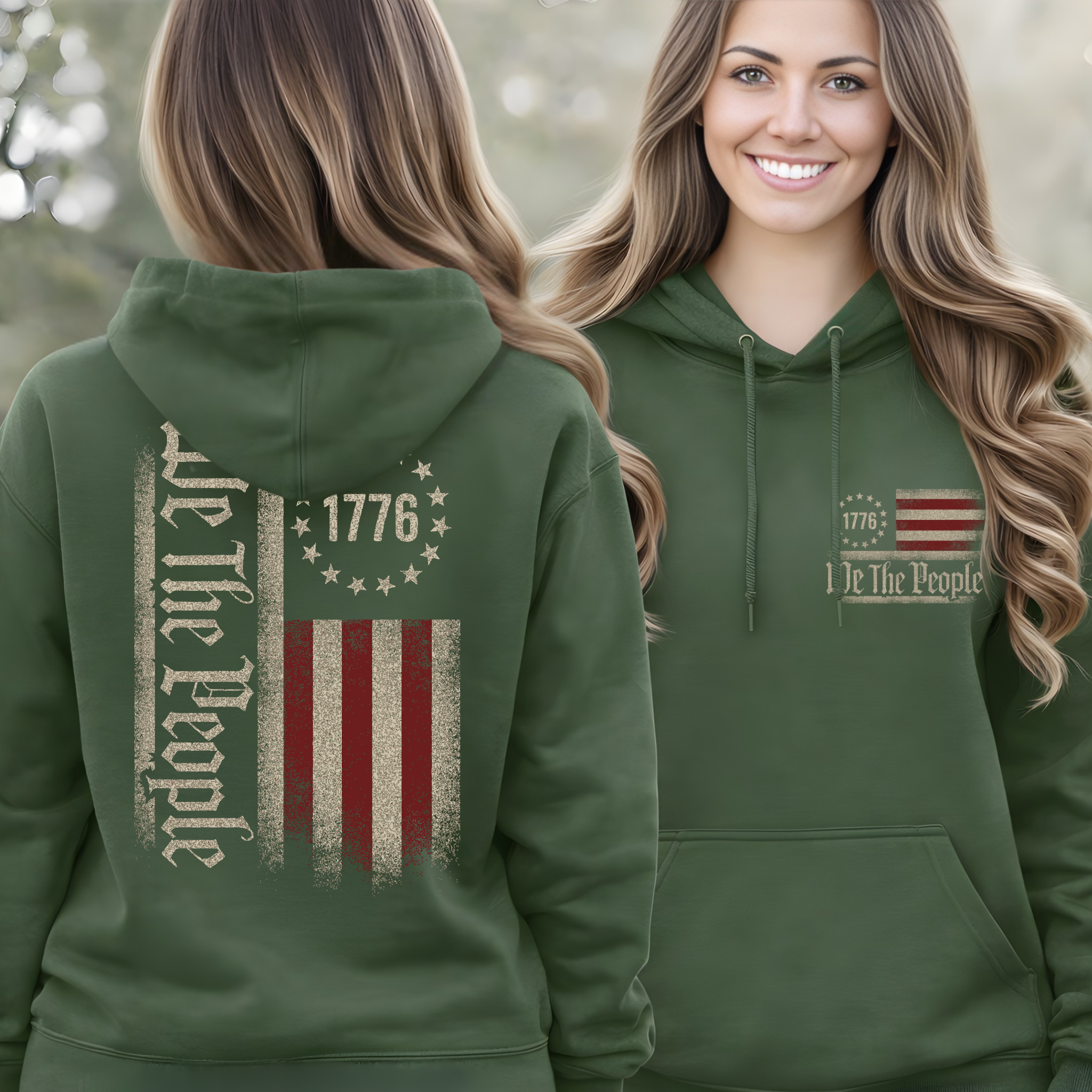 We The People 1776 Patriotic Shirt, Sweatshirt & Hoodie