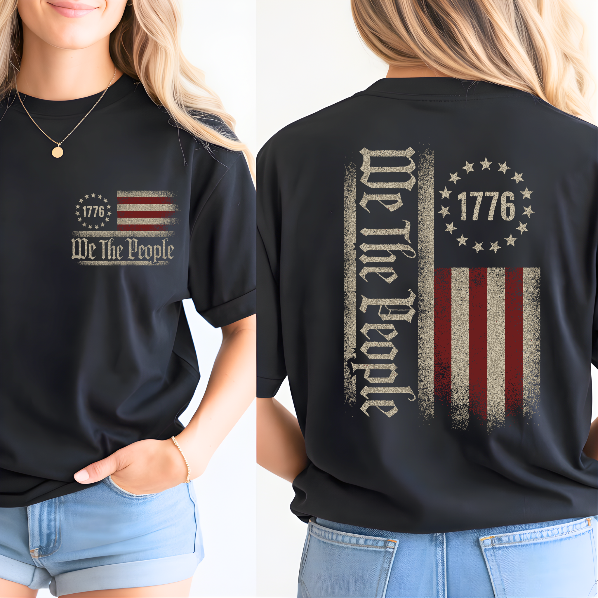We The People 1776 Patriotic Shirt, Sweatshirt & Hoodie