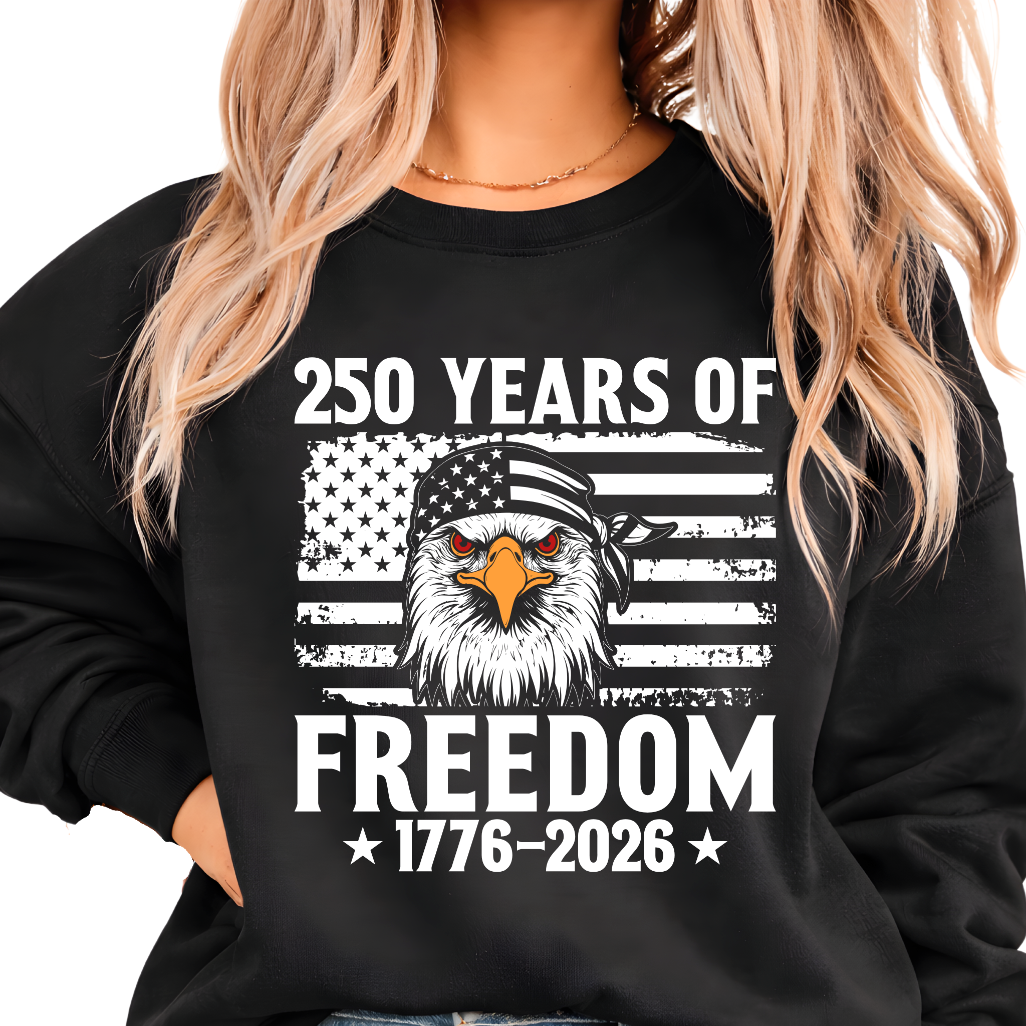 250 Years of Freedom Eagle Tee, Sweatshirt & Hoodie