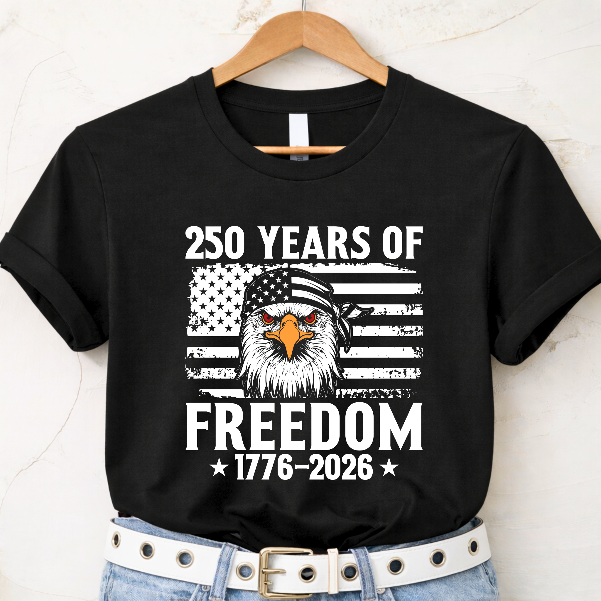 250 Years of Freedom Eagle Tee, Sweatshirt & Hoodie