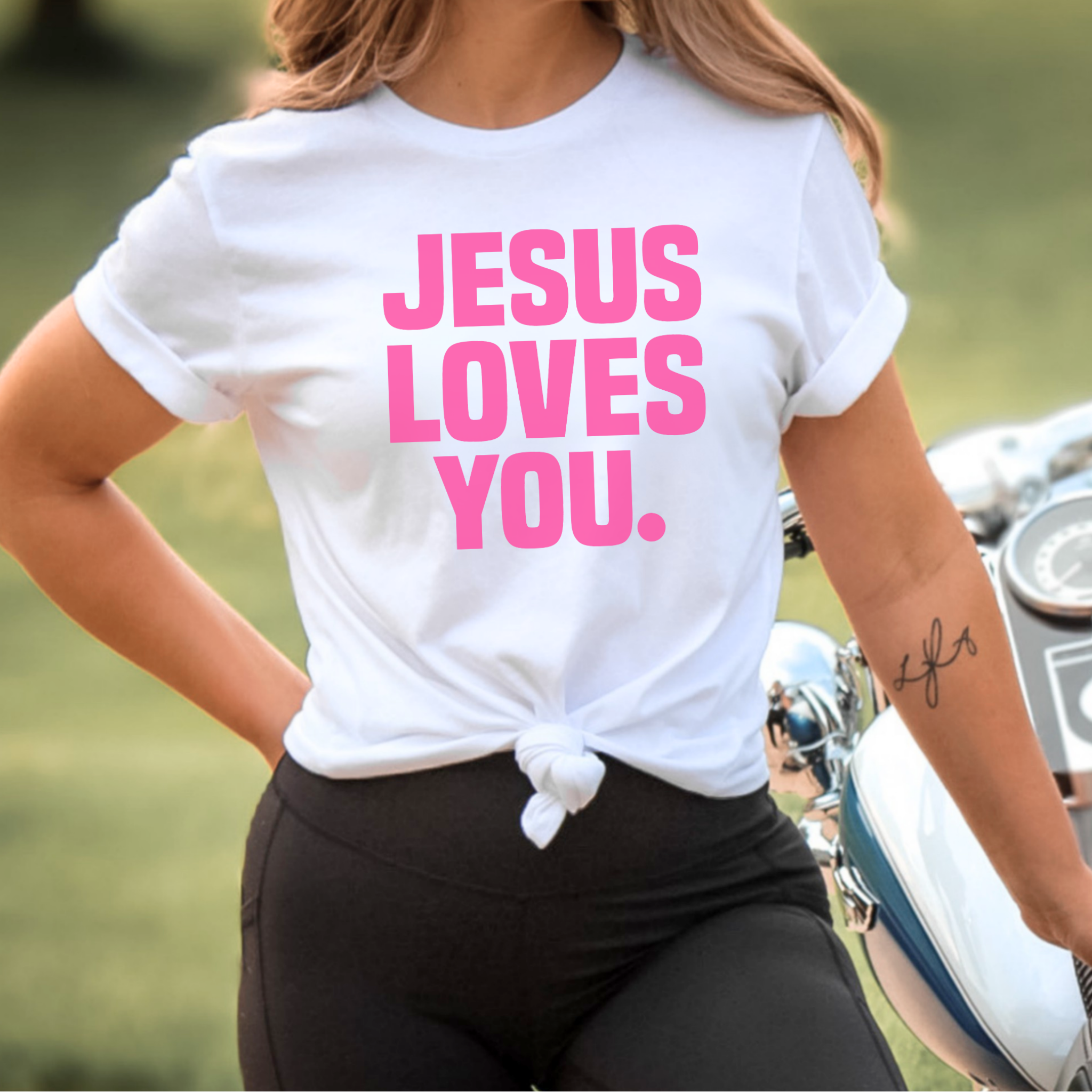 Jesus Loves You Christian Women's shirt