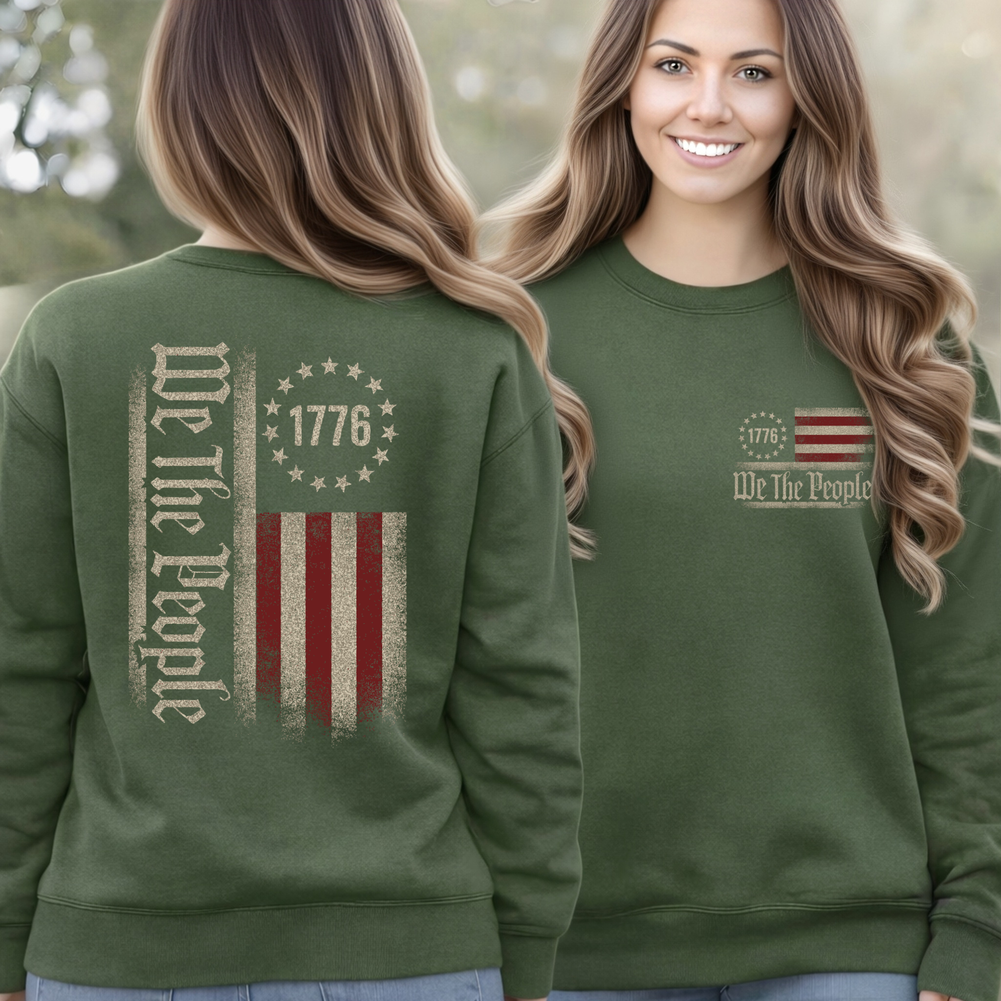 We The People 1776 Patriotic Shirt, Sweatshirt & Hoodie