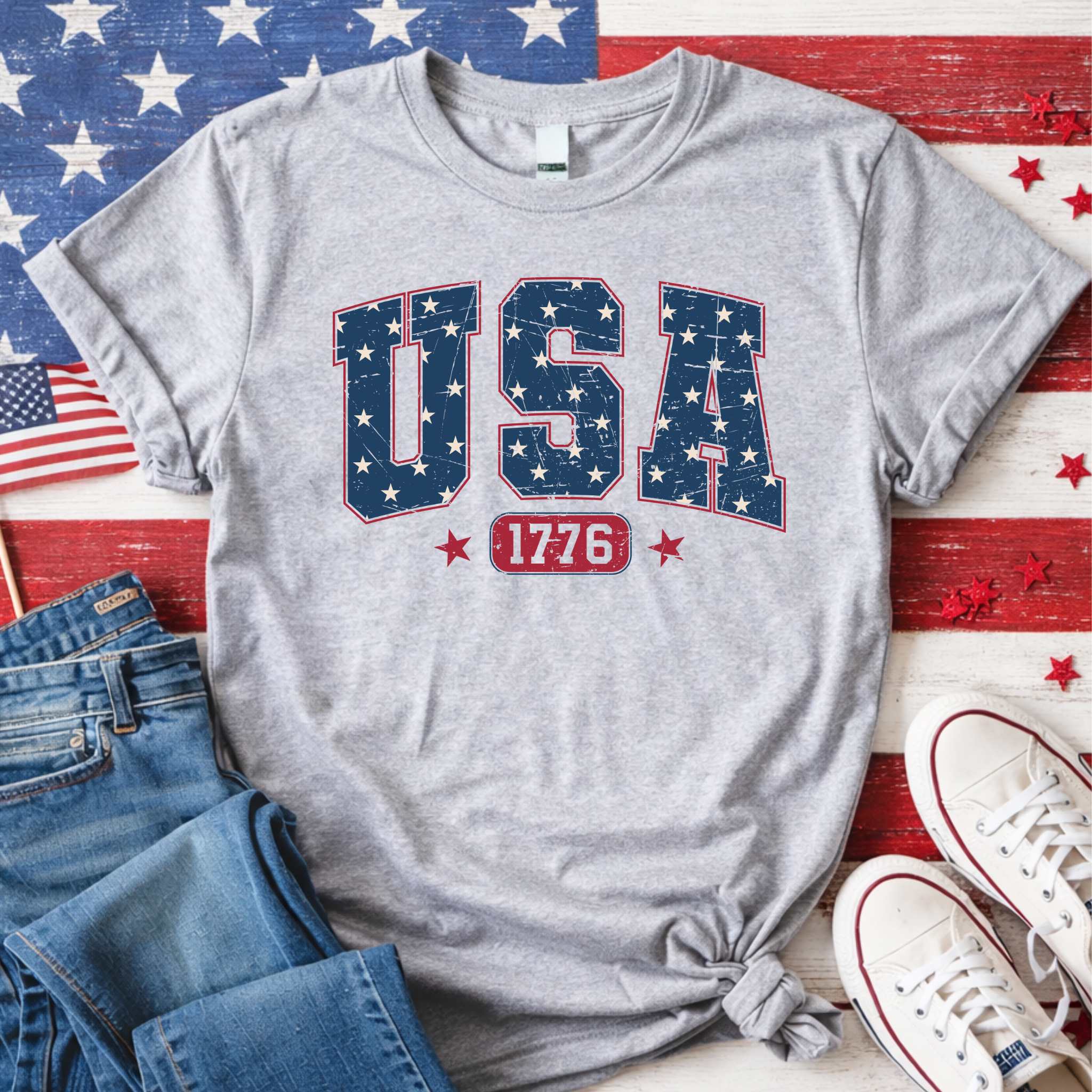 USA 1776 Patriotic Tee – America 250th Anniversary Shirt