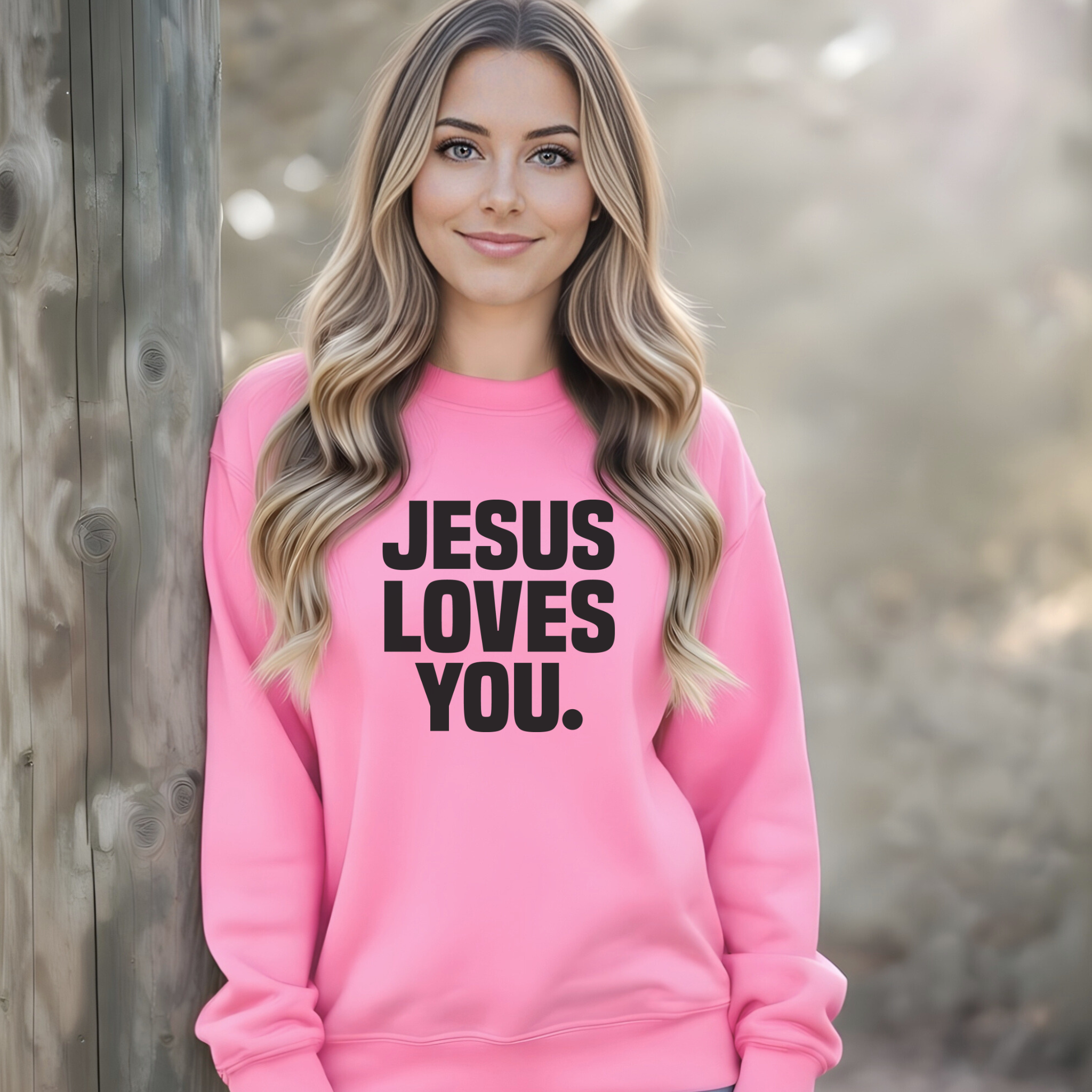 Jesus Loves You Christian Women's shirt