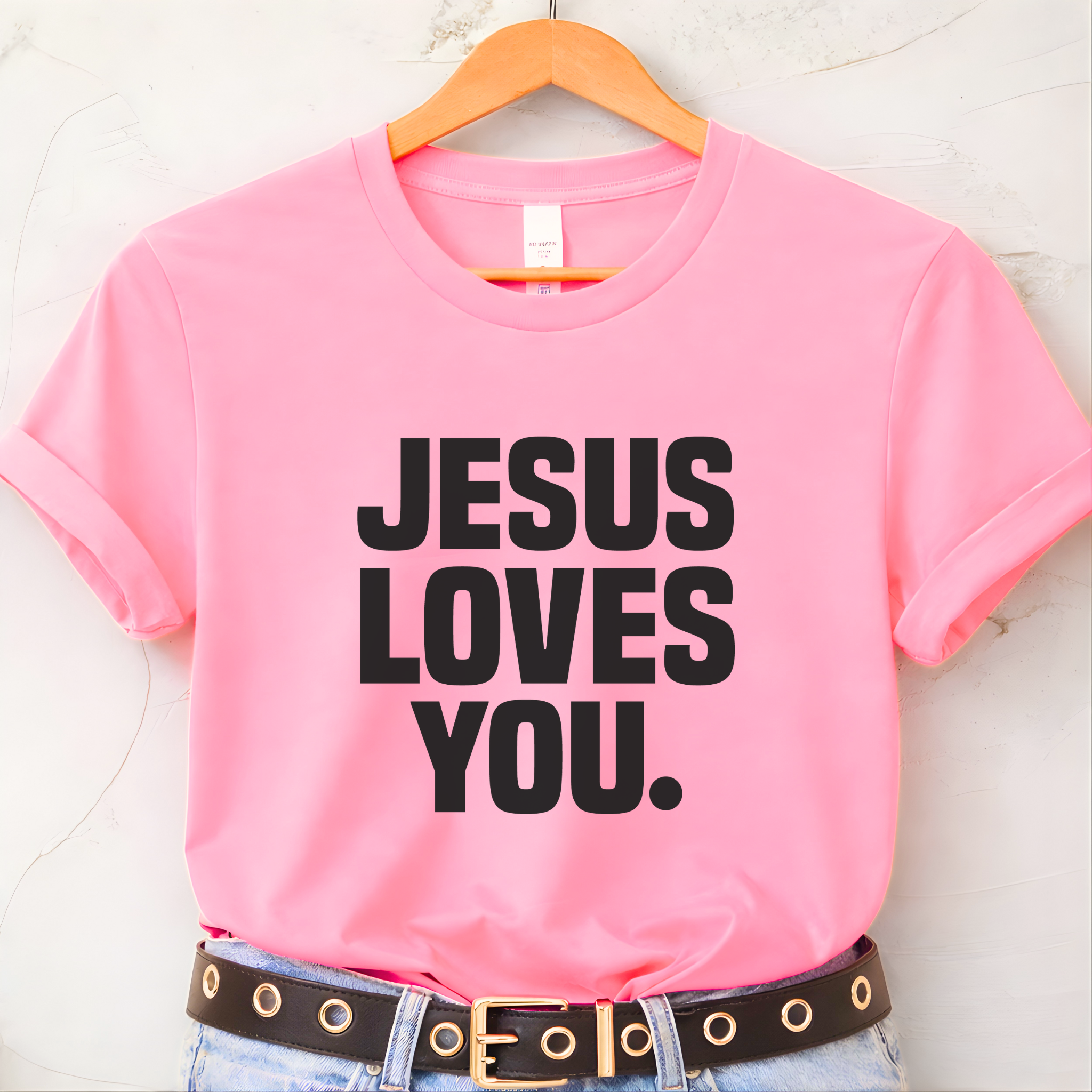 Jesus Loves You Christian Women's shirt