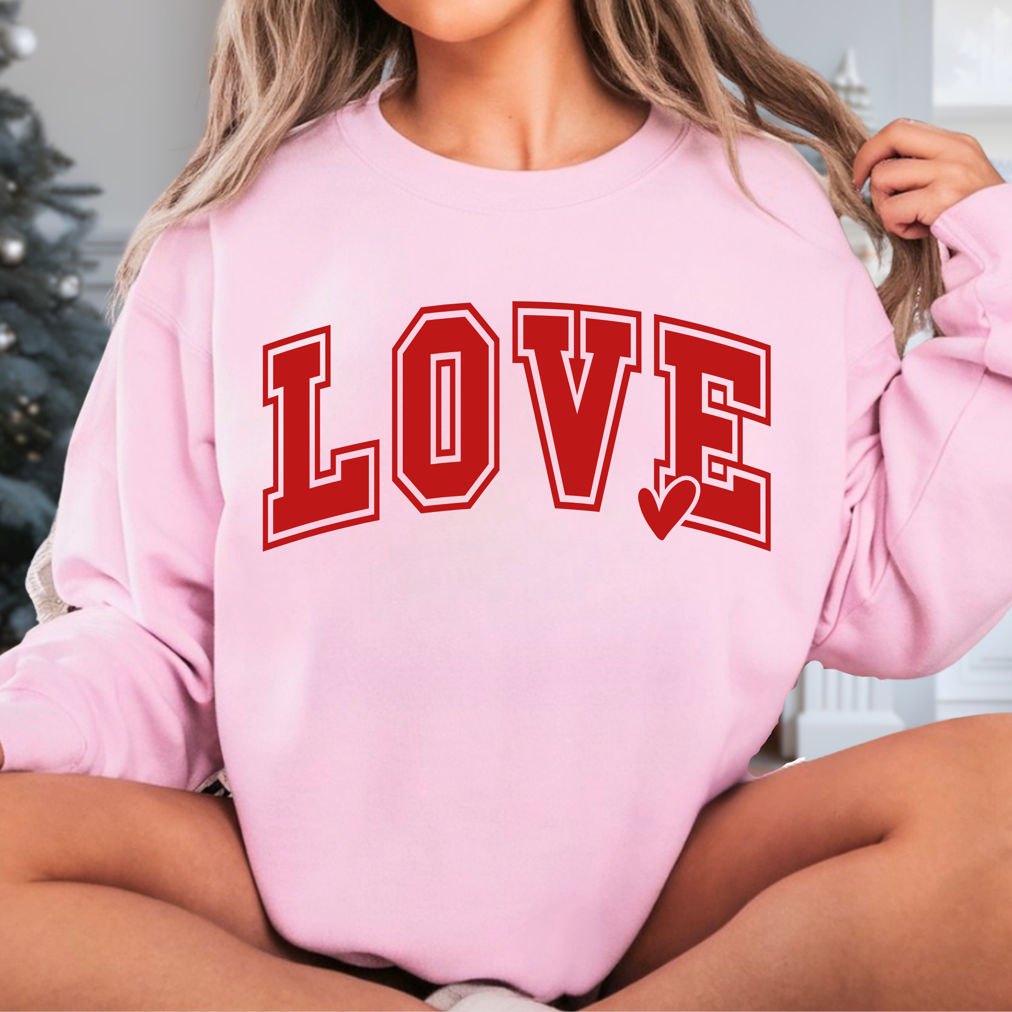 LOVE Graphic T-Shirt, Sweatshirt & Hoodie – Women’s Valentine’s Day Top
