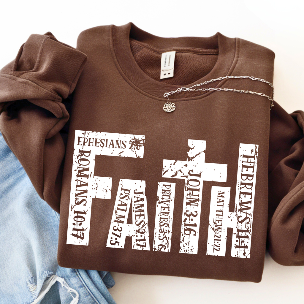 Cross Scripture Shirt – Distressed Graphic Tee, Sweatshirt & Hoodie | S–3XL