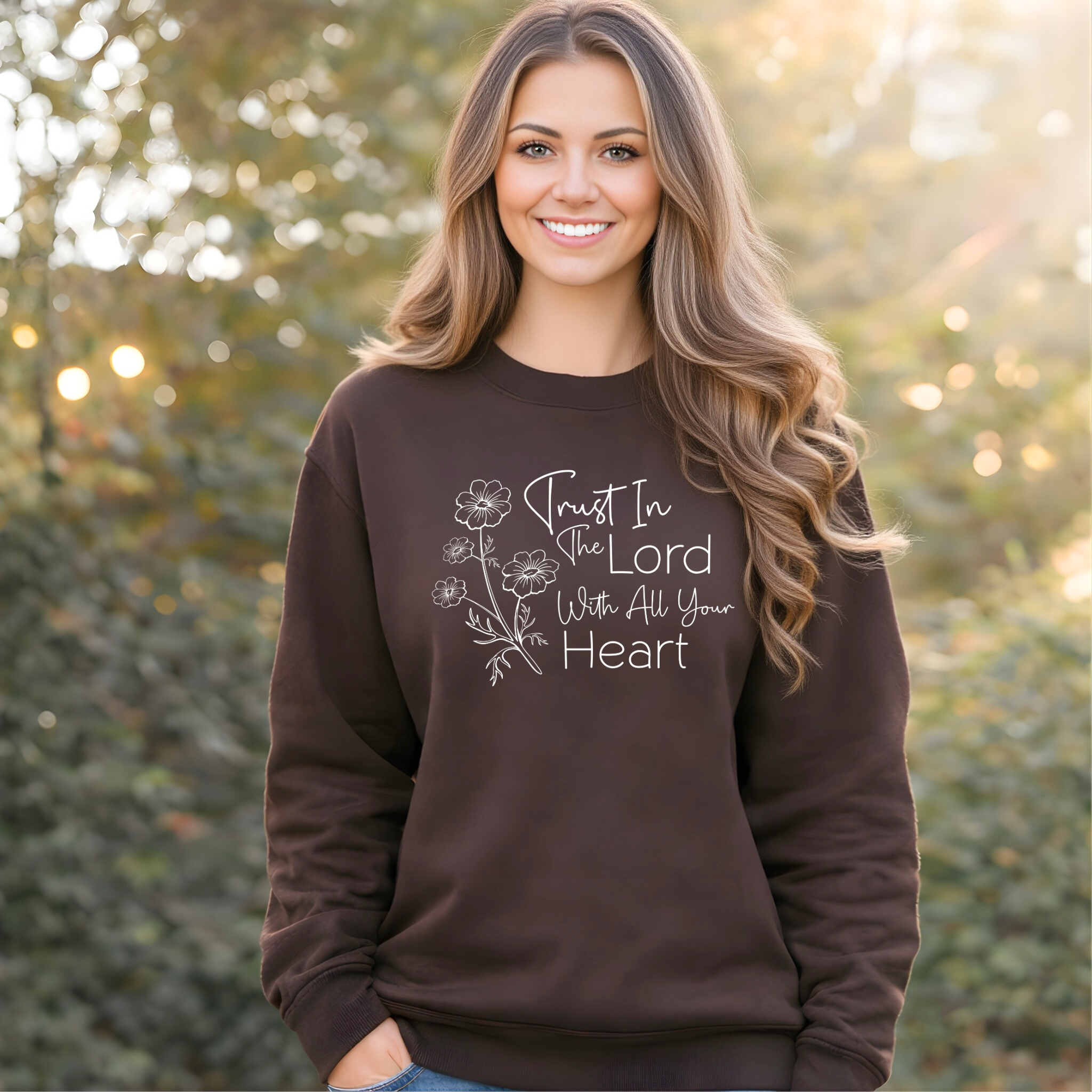 Trust in the Lord With All Your Heart Shirt – Christian T-Shirt, Sweatshirt & Hoodie