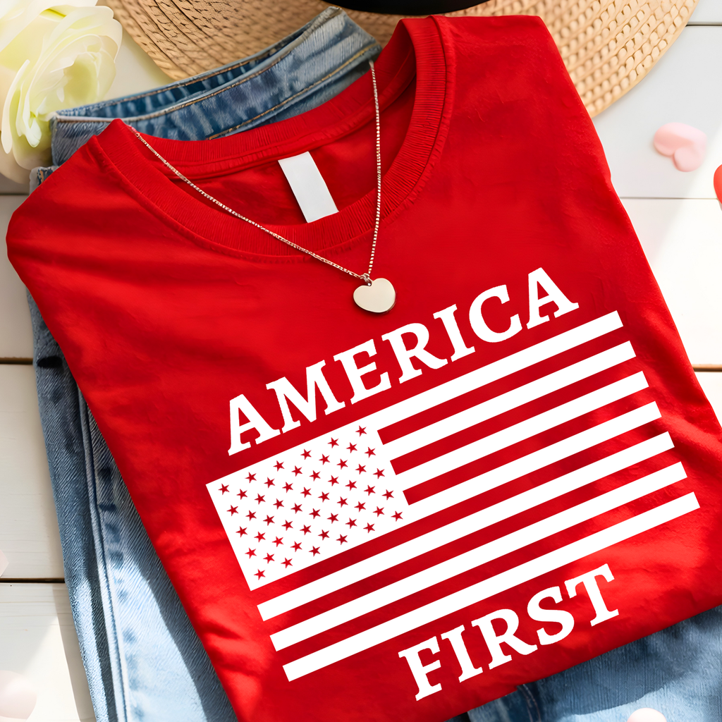 America First Patriotic Shirt, Sweatshirt & Hoodie