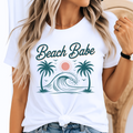 Beach Babe Graphic T-Shirt – Retro Summer Shirt for Women & Teens