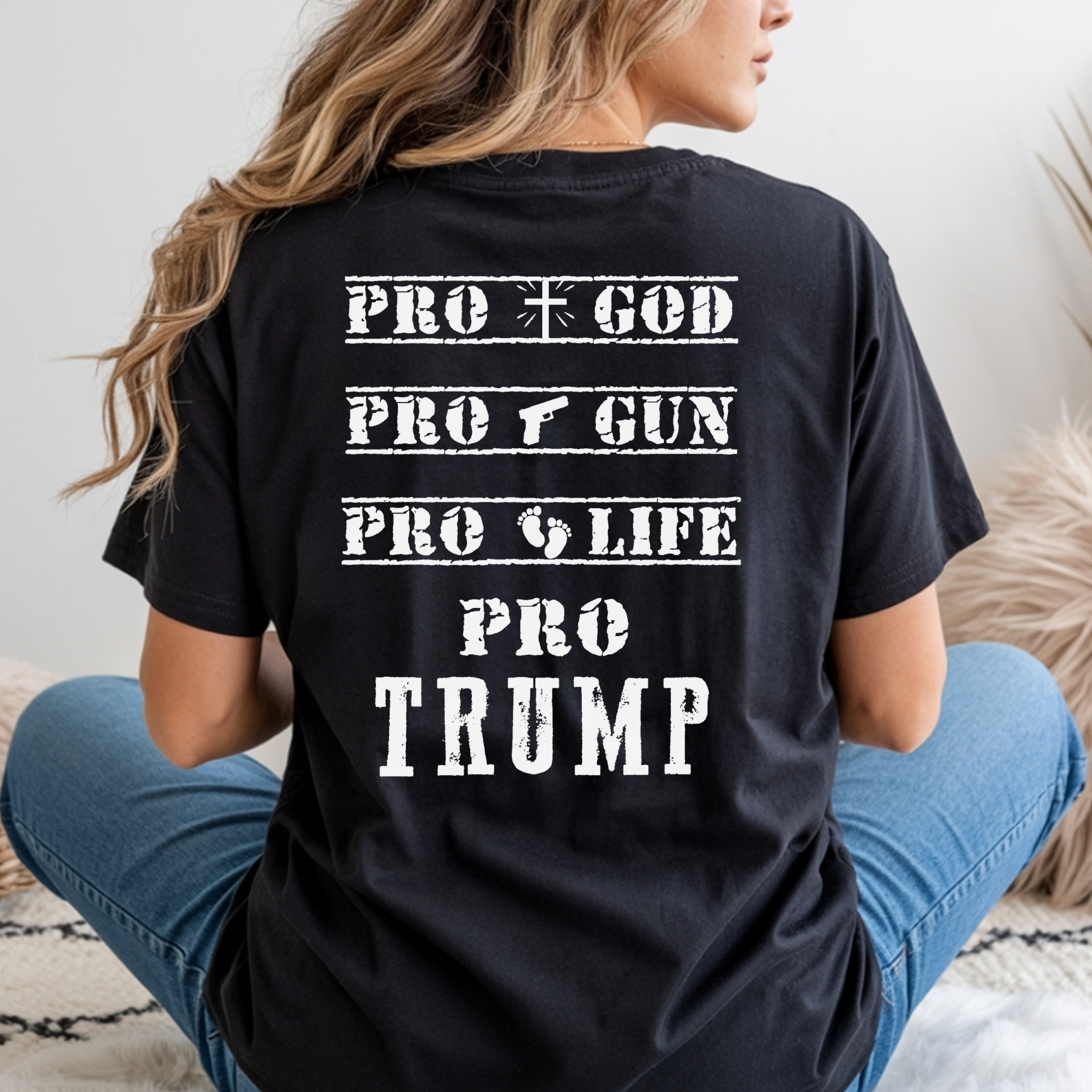 Pro God Gun Life Trump – Patriotic Christian Tshirt, Sweatshirt, Hooodie