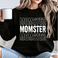 Momster Halloween Sweatshirt – Funny Fall Graphic Pullover for Women