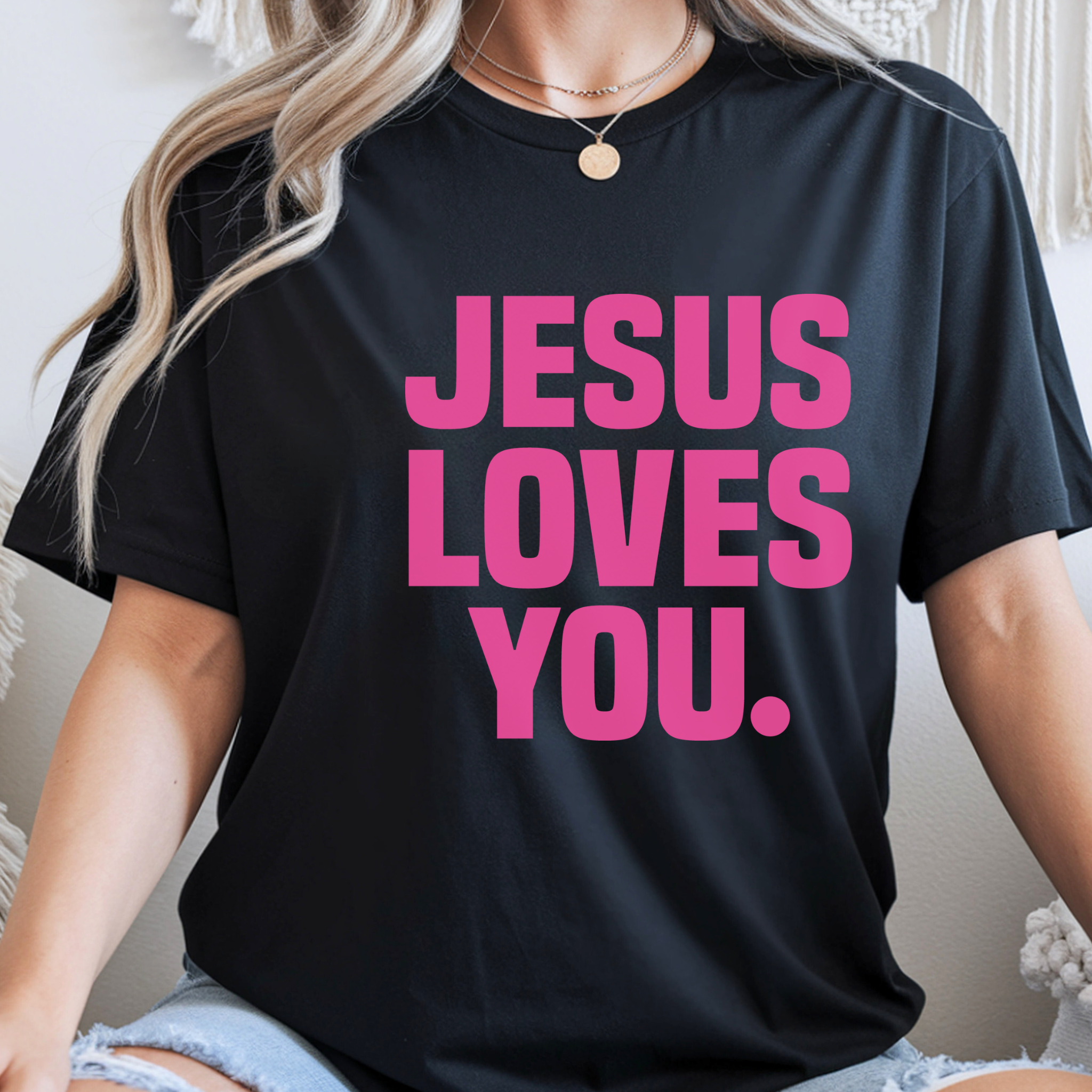 Jesus Loves You Christian Women's shirt