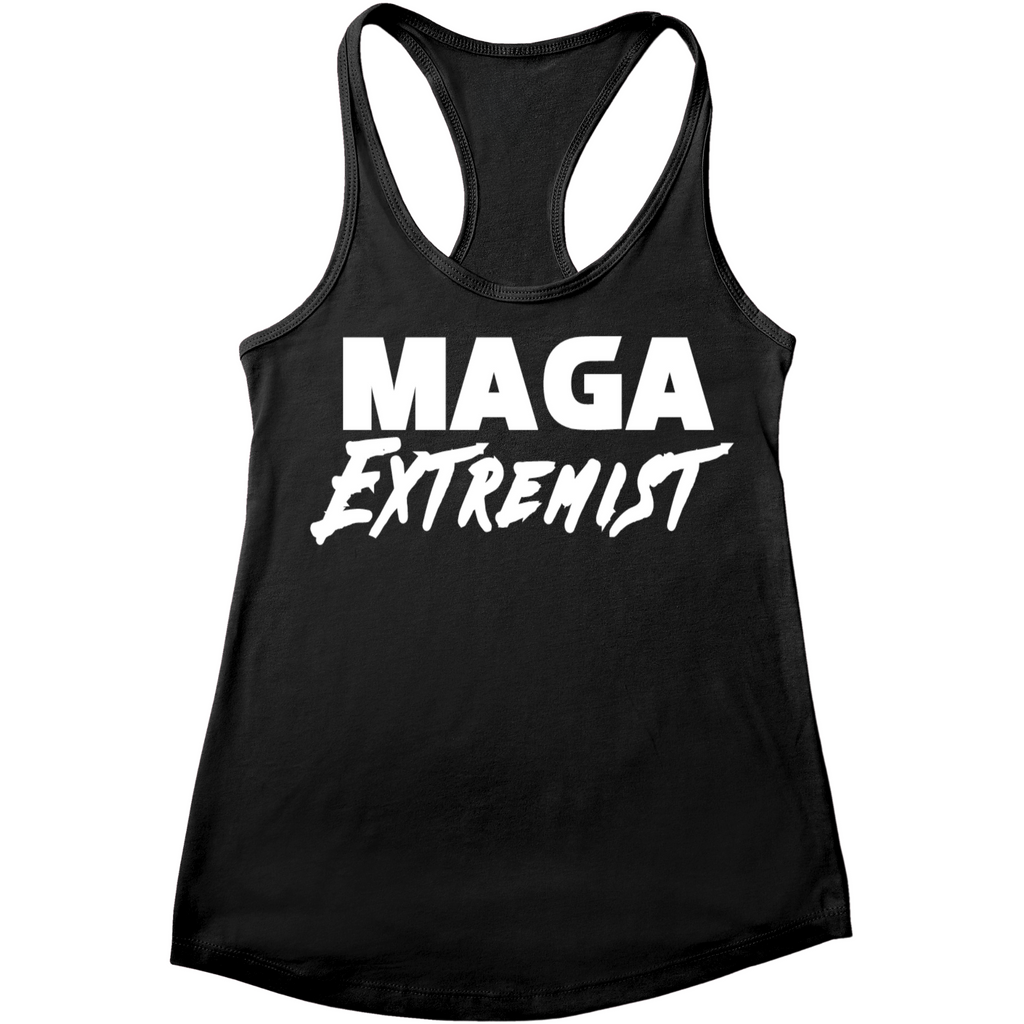 MAGA Extremist Tank Top – Women's Racerback Graphic Tank