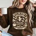 Bitchcraft Halloween Sweatshirt – Funny Witchy Graphic Pullover