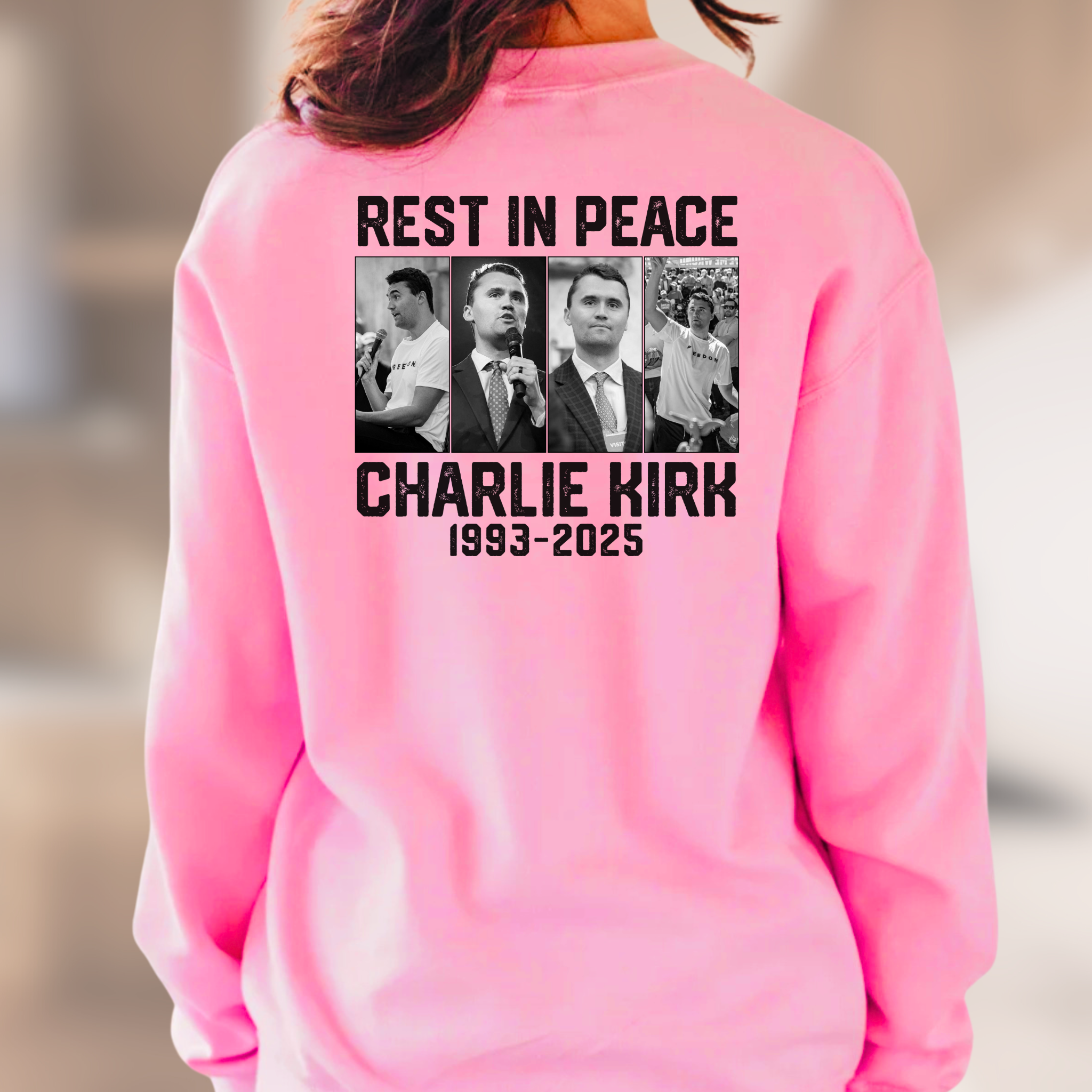 Charlie Kirk Women’s  Freedom T-Shirt | Memorial T-Shirt
