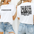 Charlie Kirk Women’s  Freedom T-Shirt | Memorial T-Shirt