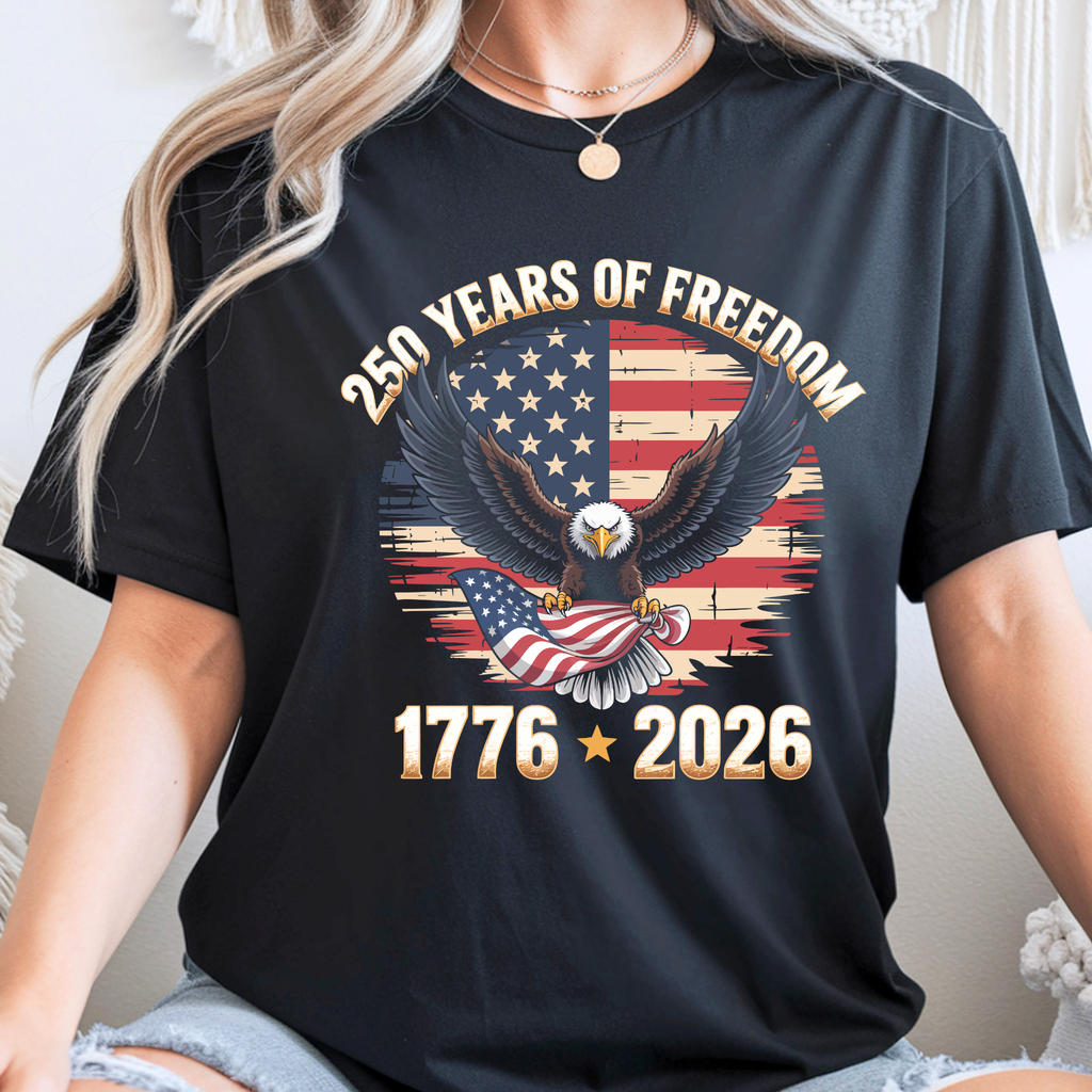 America 250 Women’s Patriotic Shirt | 1776–2026