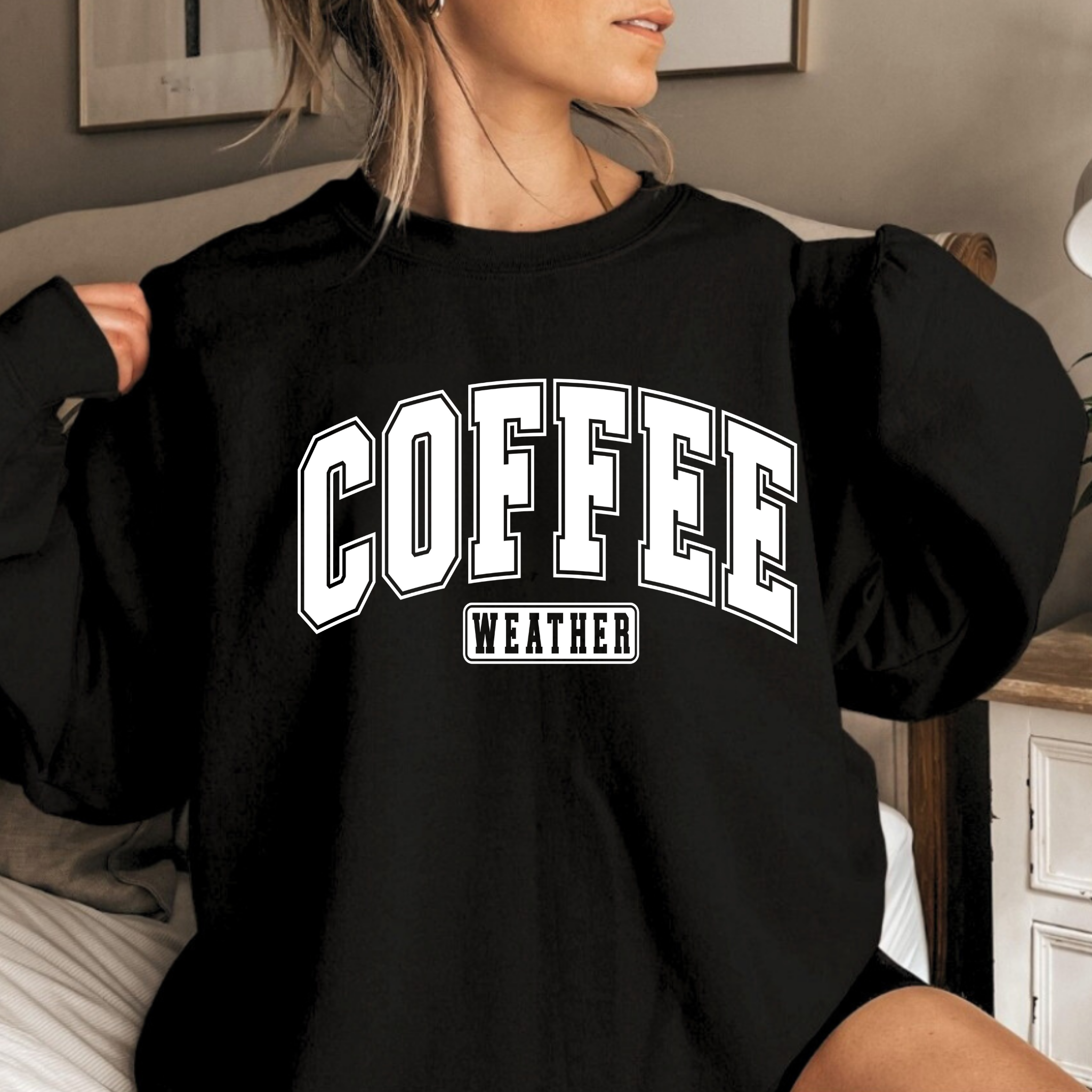 Coffee Weather Sweatshirt – Cozy Fall Crewneck for Coffee Lovers