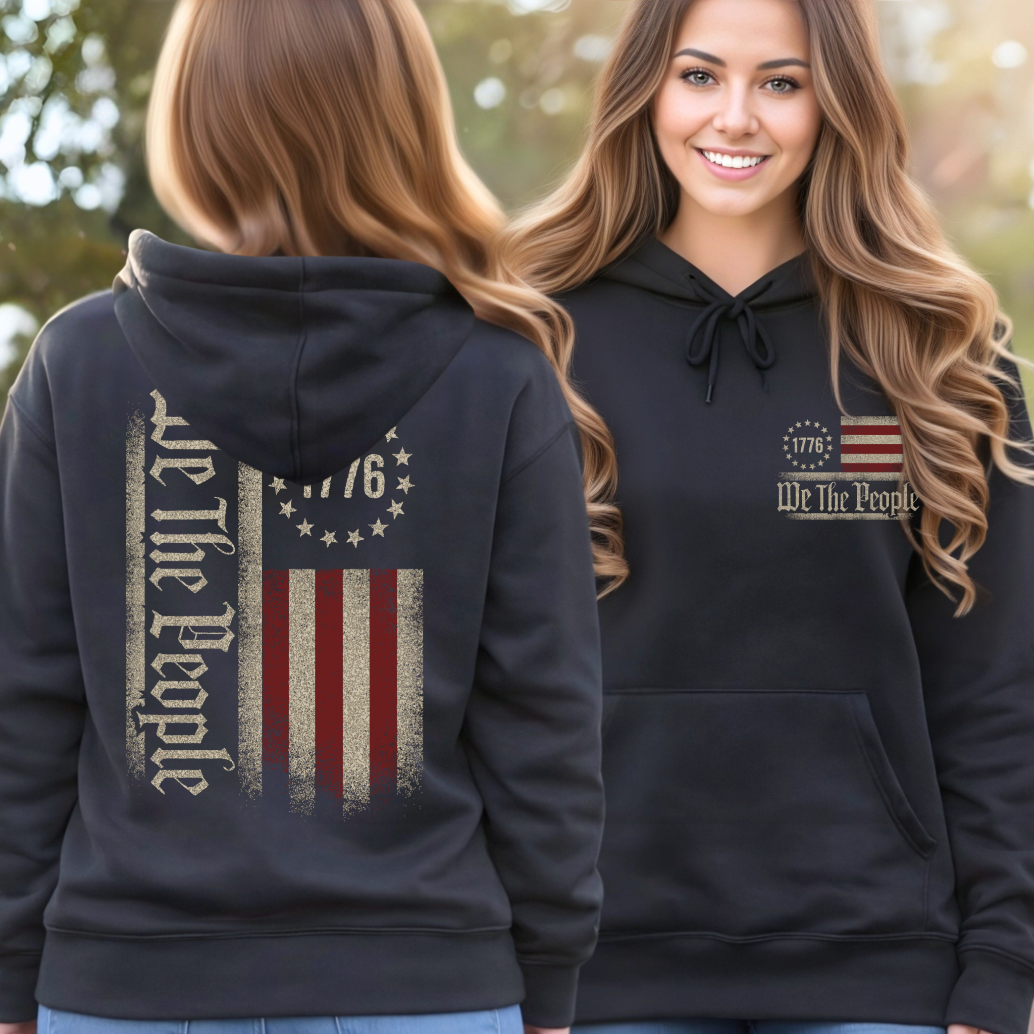 We The People 1776 Patriotic Shirt, Sweatshirt & Hoodie