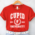 Cupid University Women's Valentine Sweatshirt, Tshirt  and Hoodie