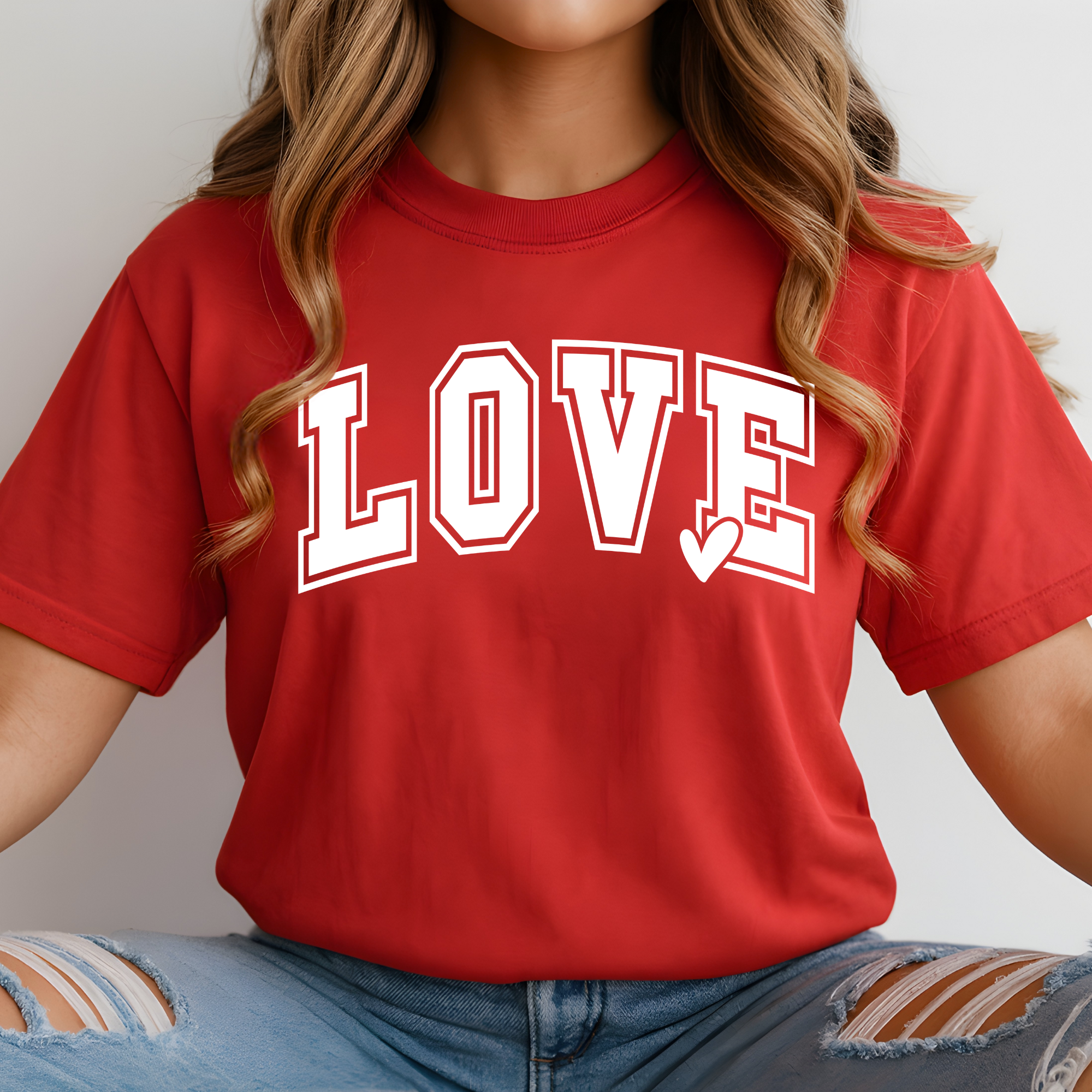 LOVE Graphic T-Shirt, Sweatshirt & Hoodie – Women’s Valentine’s Day Top
