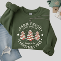 Farm Fresh Christmas Trees Sweatshirt – Women’s Unisex Holiday Pullover