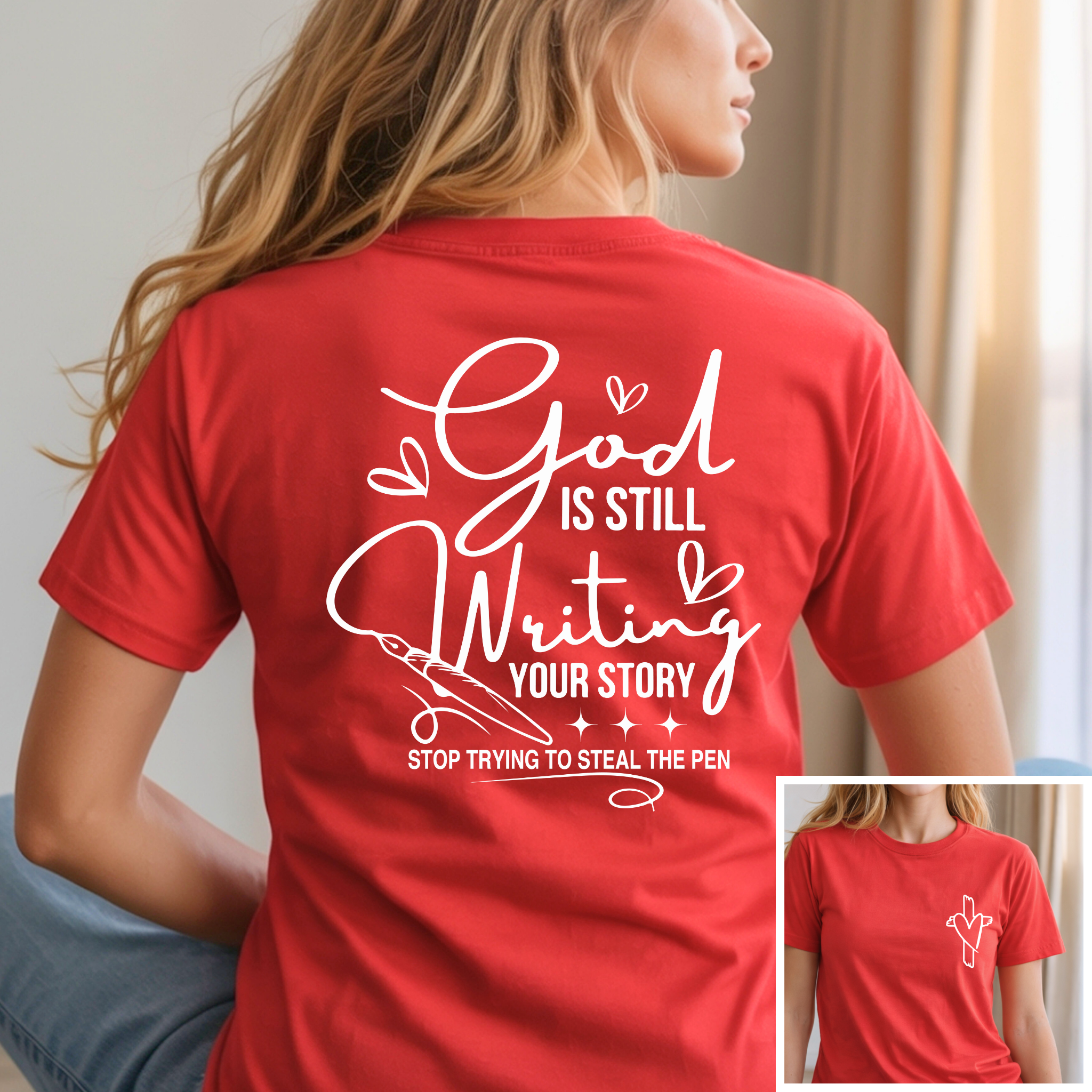 God Is Still Writing Your Story Shirt – Christian Tee, Sweatshirt & Hoodie