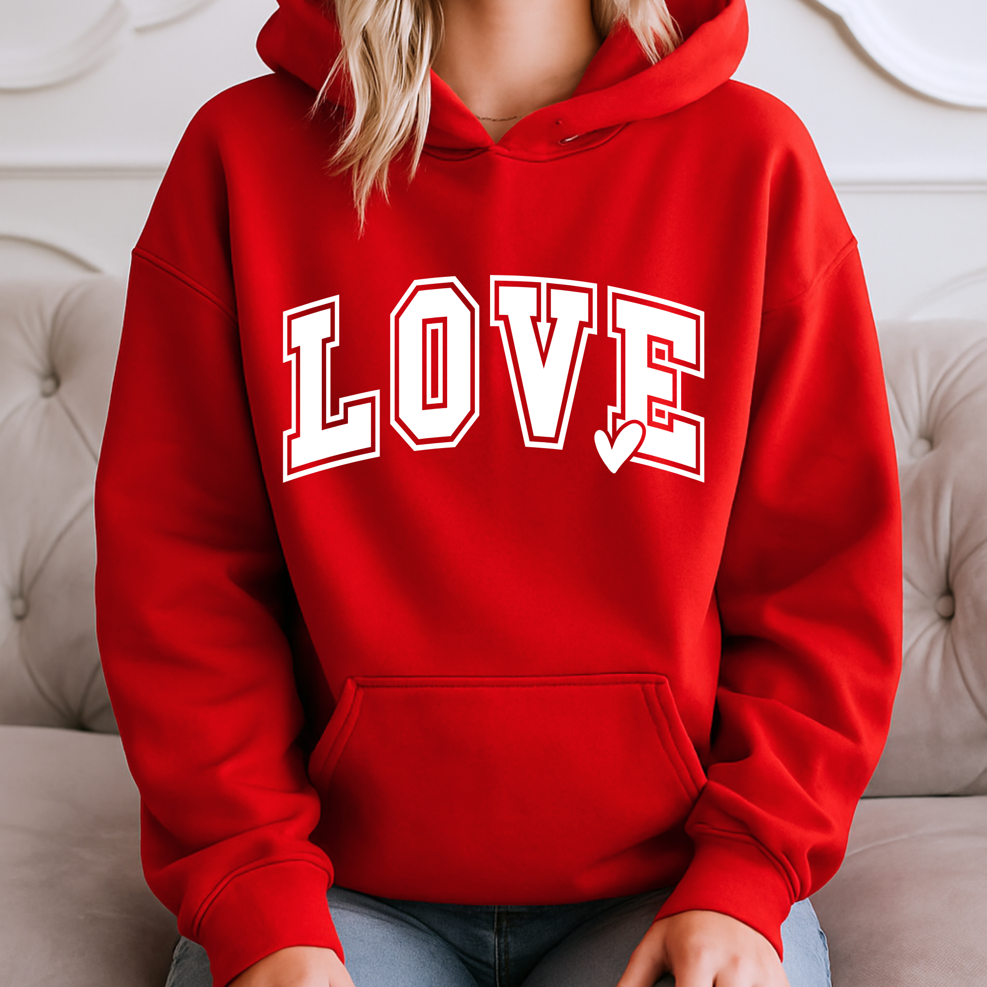LOVE Graphic T-Shirt, Sweatshirt & Hoodie – Women’s Valentine’s Day Top