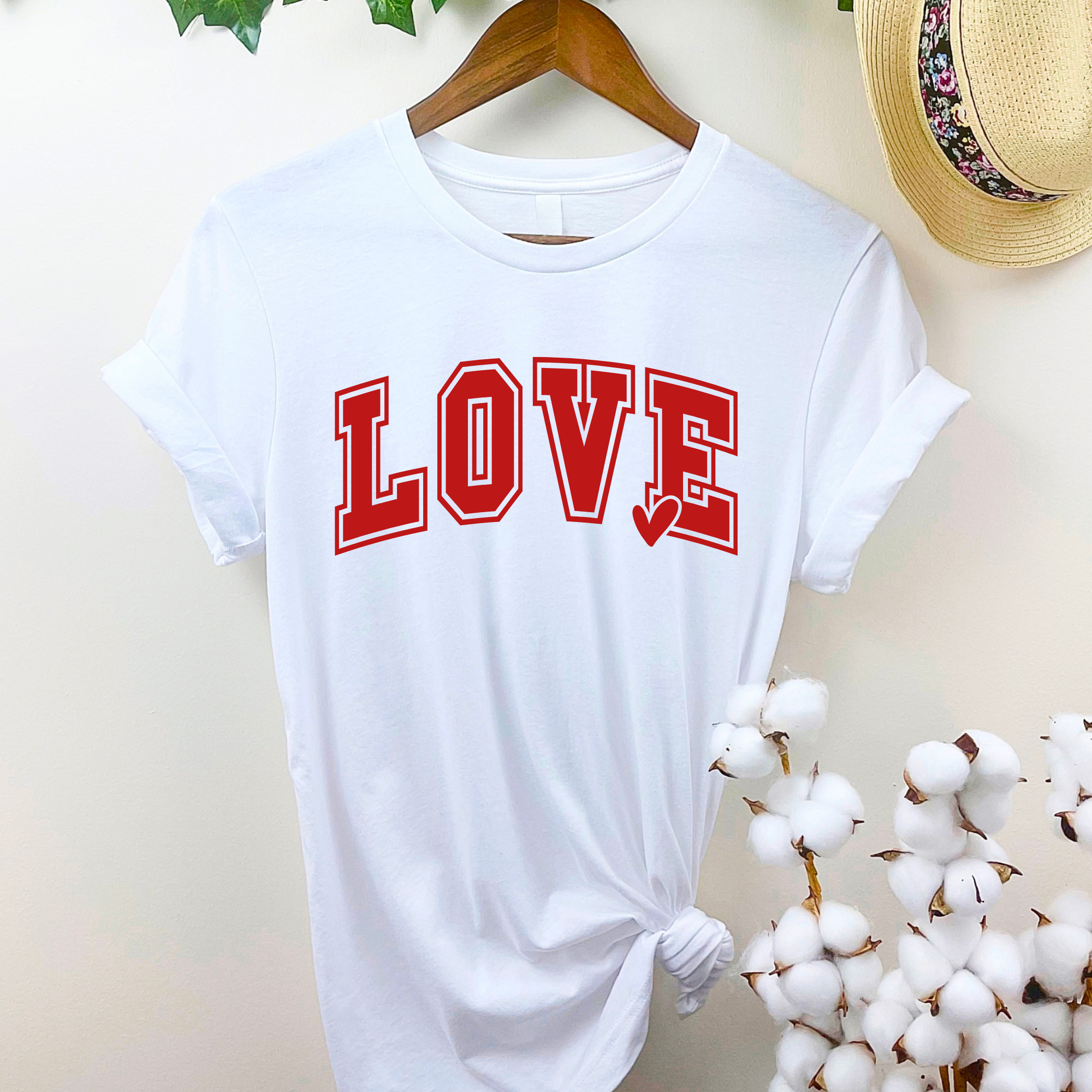 LOVE Graphic T-Shirt, Sweatshirt & Hoodie – Women’s Valentine’s Day Top