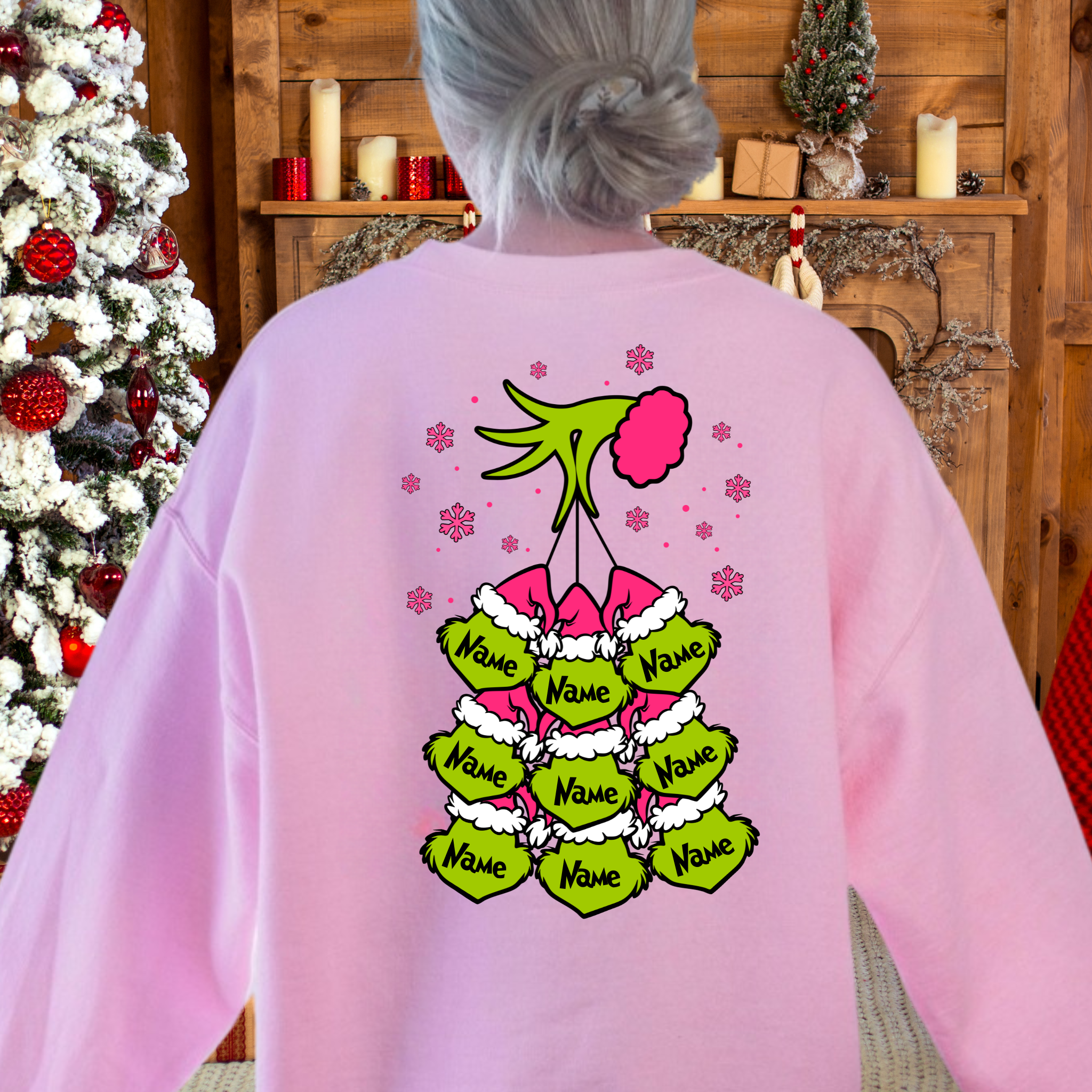 Personalized  Christmas Sweatshirt for Women – Funny Custom Holiday Family Sweater