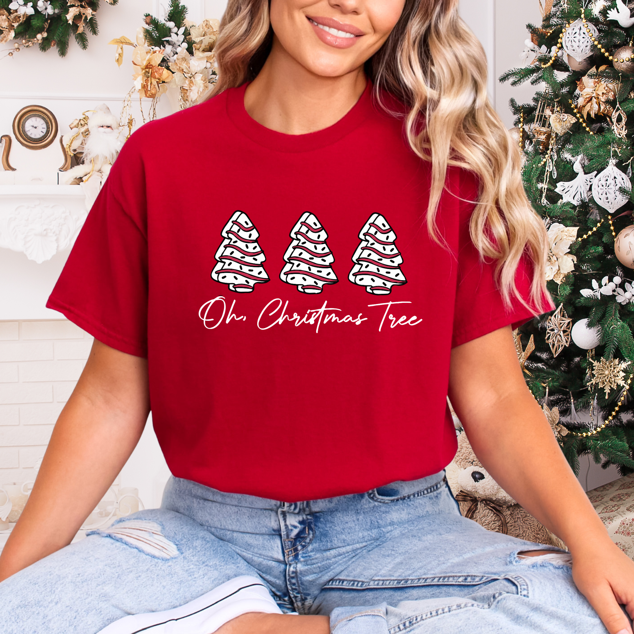 Oh Christmas Tree Shirt – Women’s Unisex Holiday T-Shirt