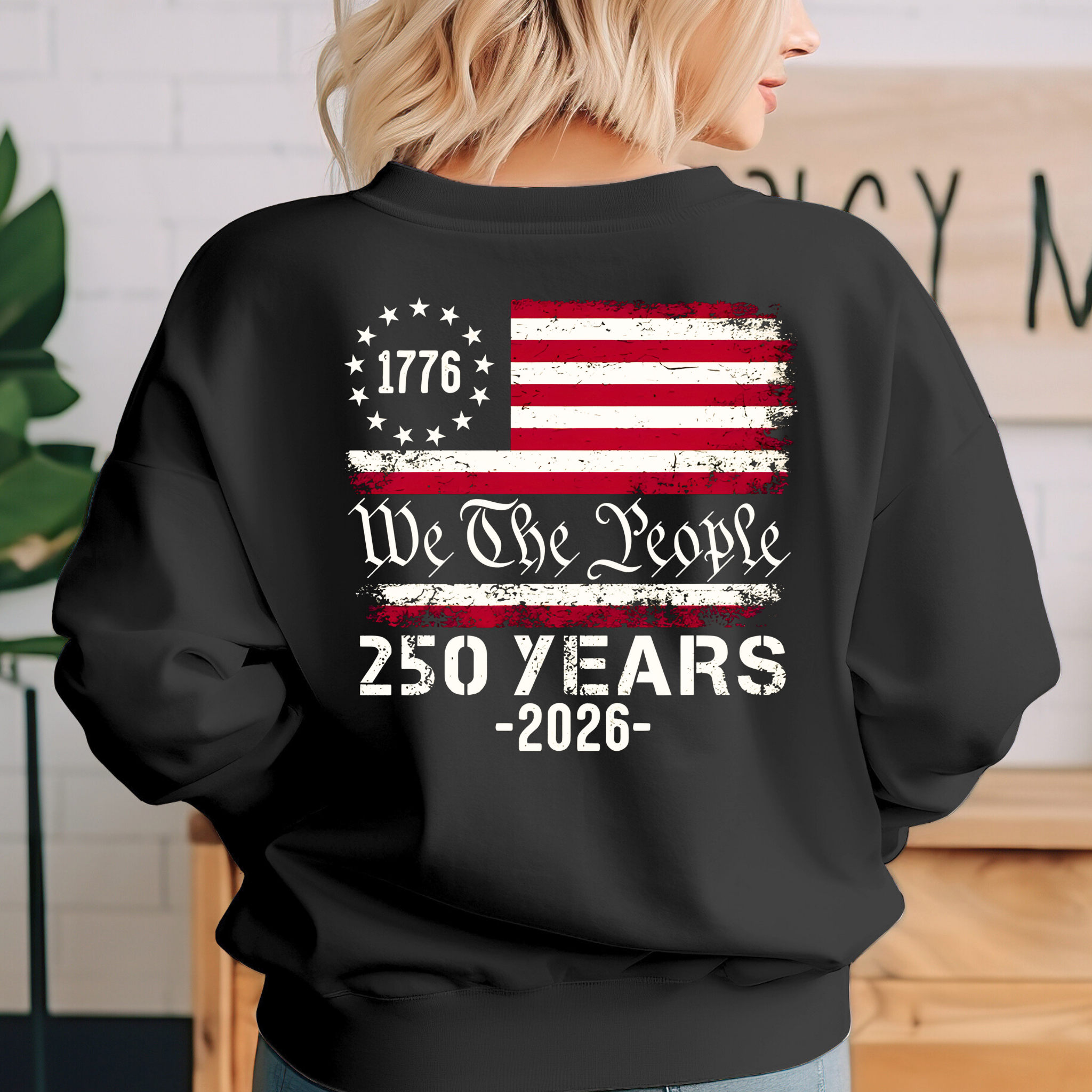 We The People 250 Years Patriotic Shirt for Women