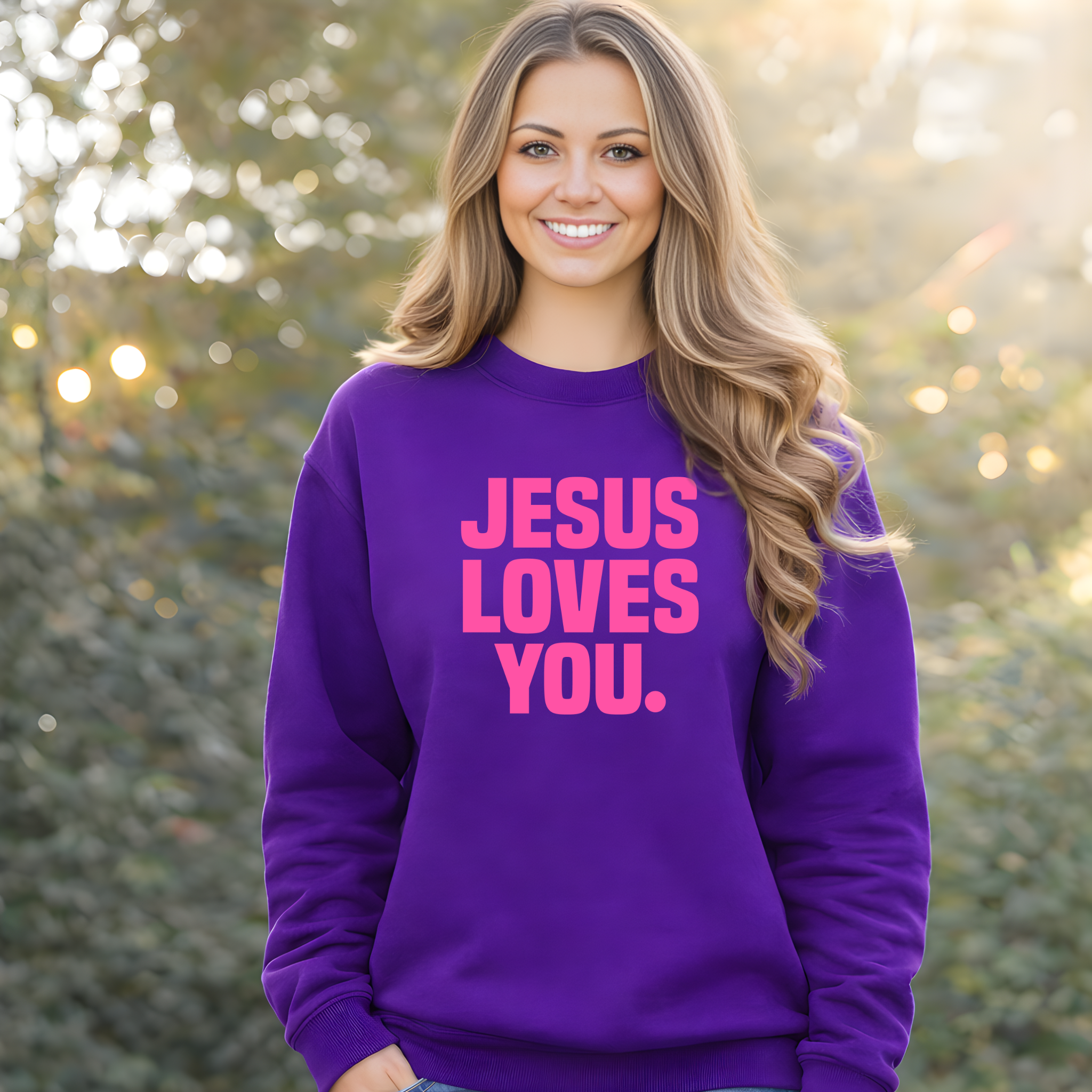 Jesus Loves You Christian Women's shirt
