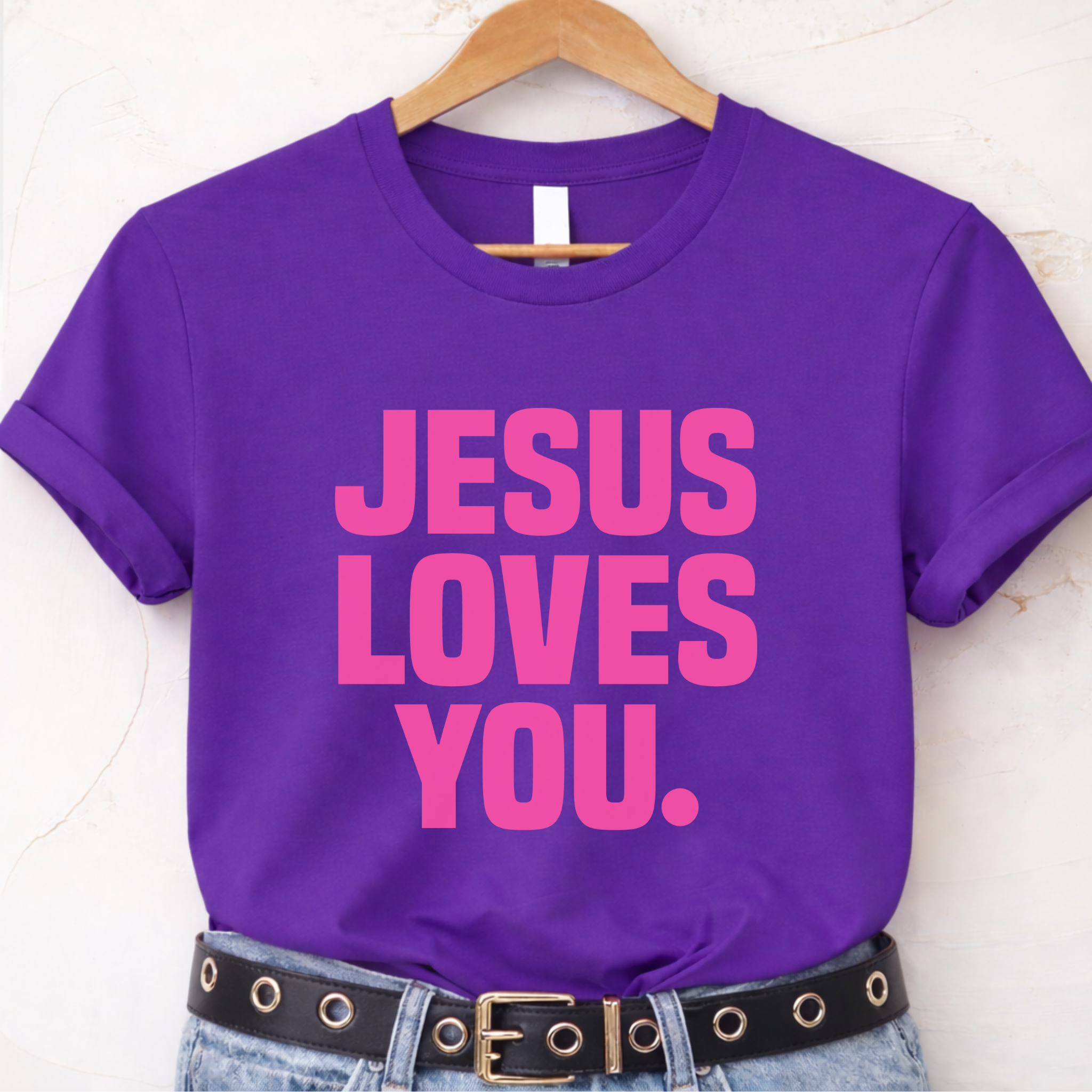 Jesus Loves You Christian Women's shirt