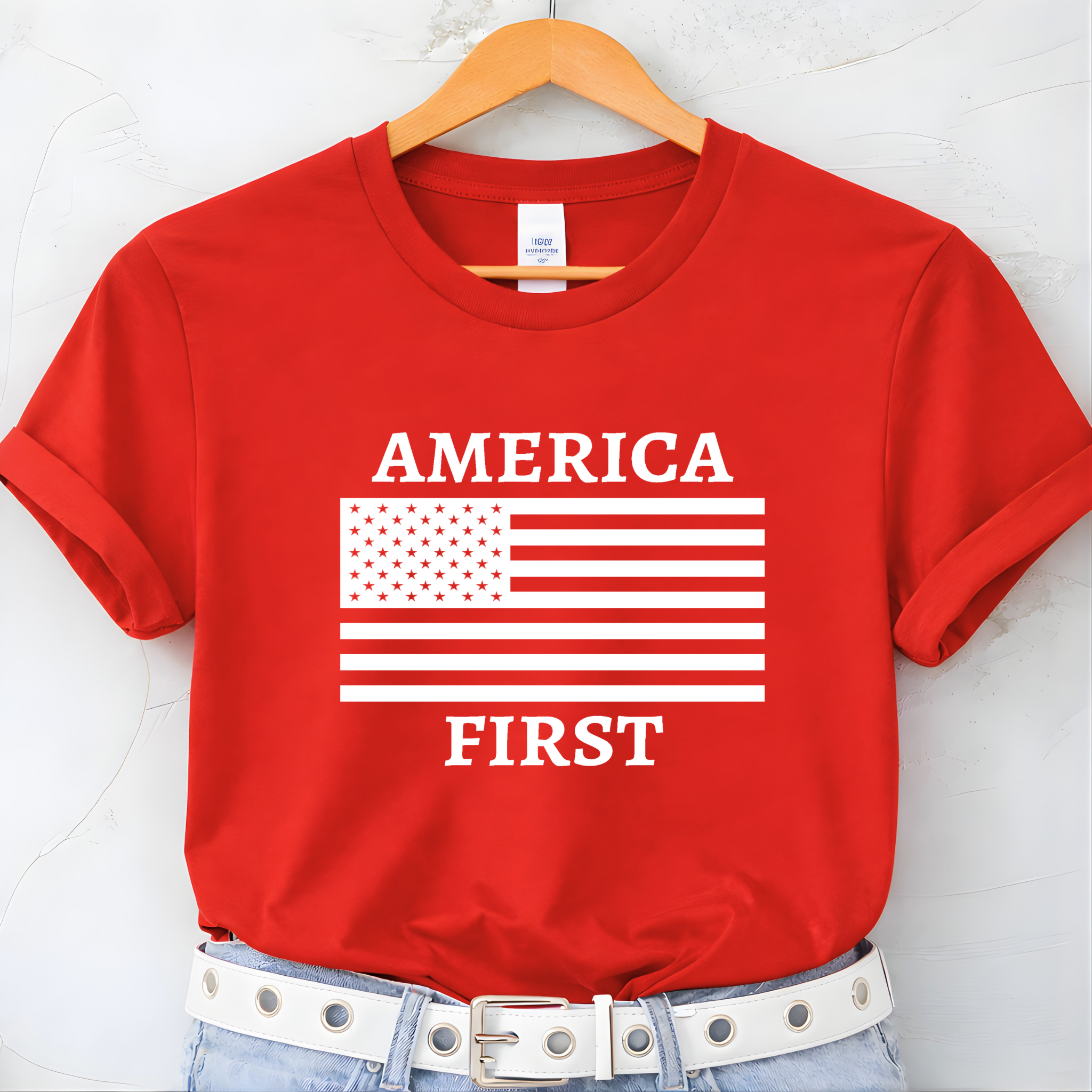 America First Patriotic Shirt, Sweatshirt & Hoodie