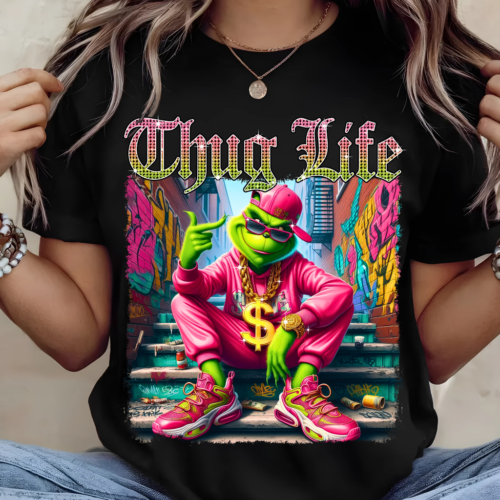 Thug Life Street Style Graphic Tee or Sweatshirt