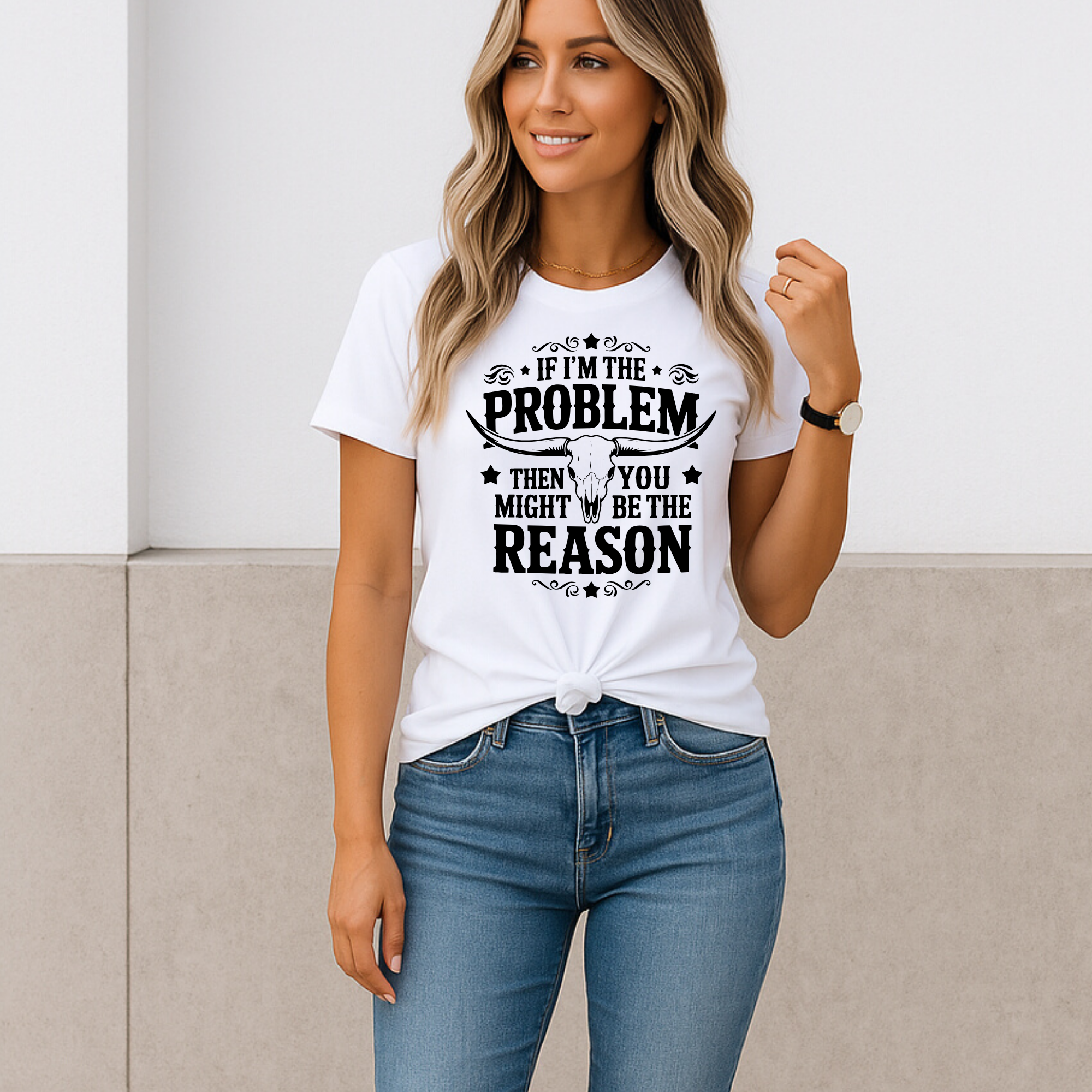 If I’m the Problem – Western Tee for Women