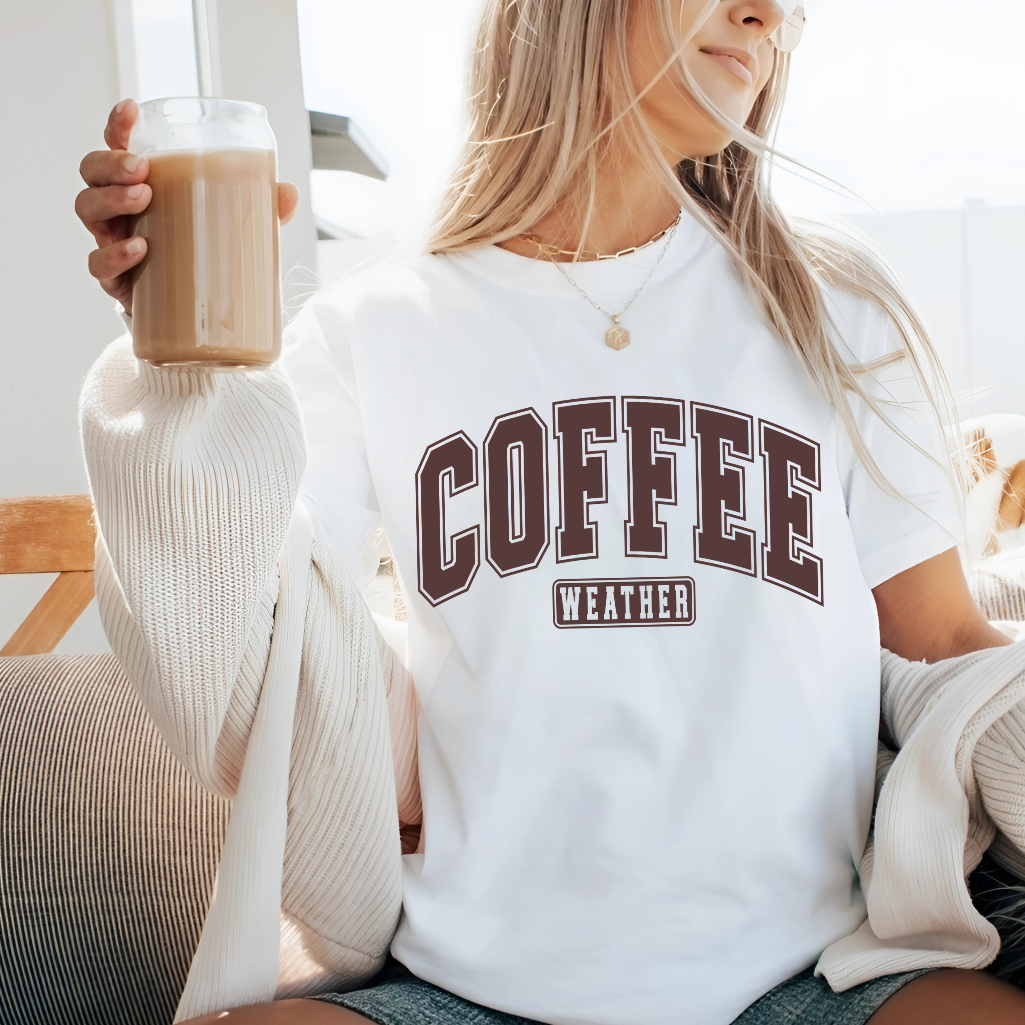 Coffee Weather Sweatshirt – Cozy Fall Crewneck for Coffee Lovers