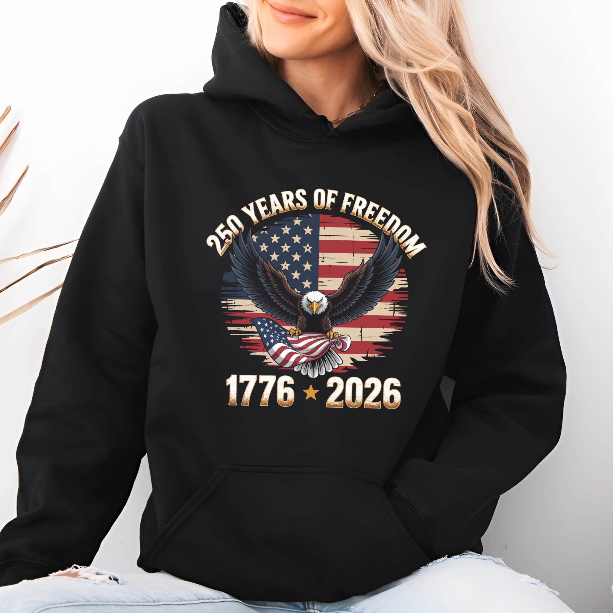 America 250 Women’s Patriotic Shirt | 1776–2026