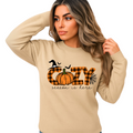 Cozy Season Is Here Fall Sweatshirt – Pumpkin, Buffalo Plaid, Halloween Vibes – Unisex Crewneck Pullover for Women