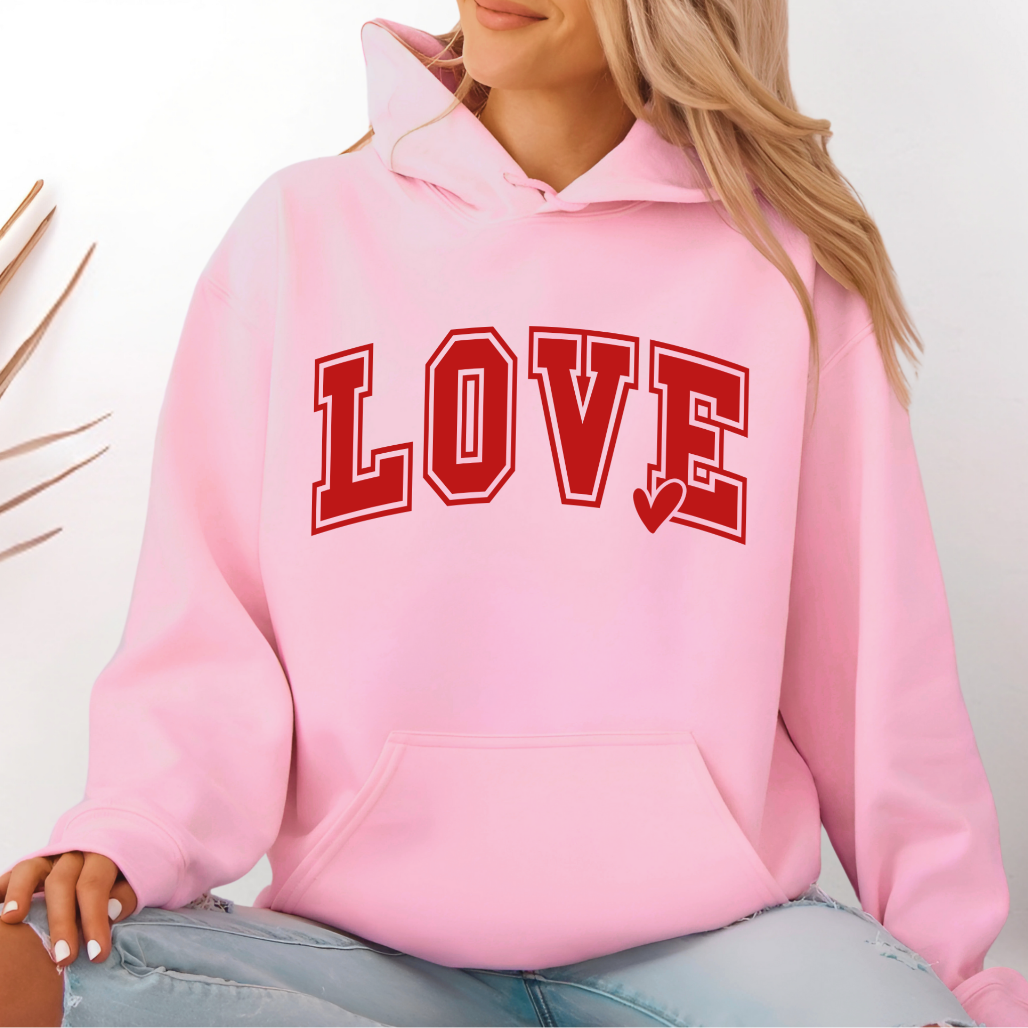 LOVE Graphic T-Shirt, Sweatshirt & Hoodie – Women’s Valentine’s Day Top
