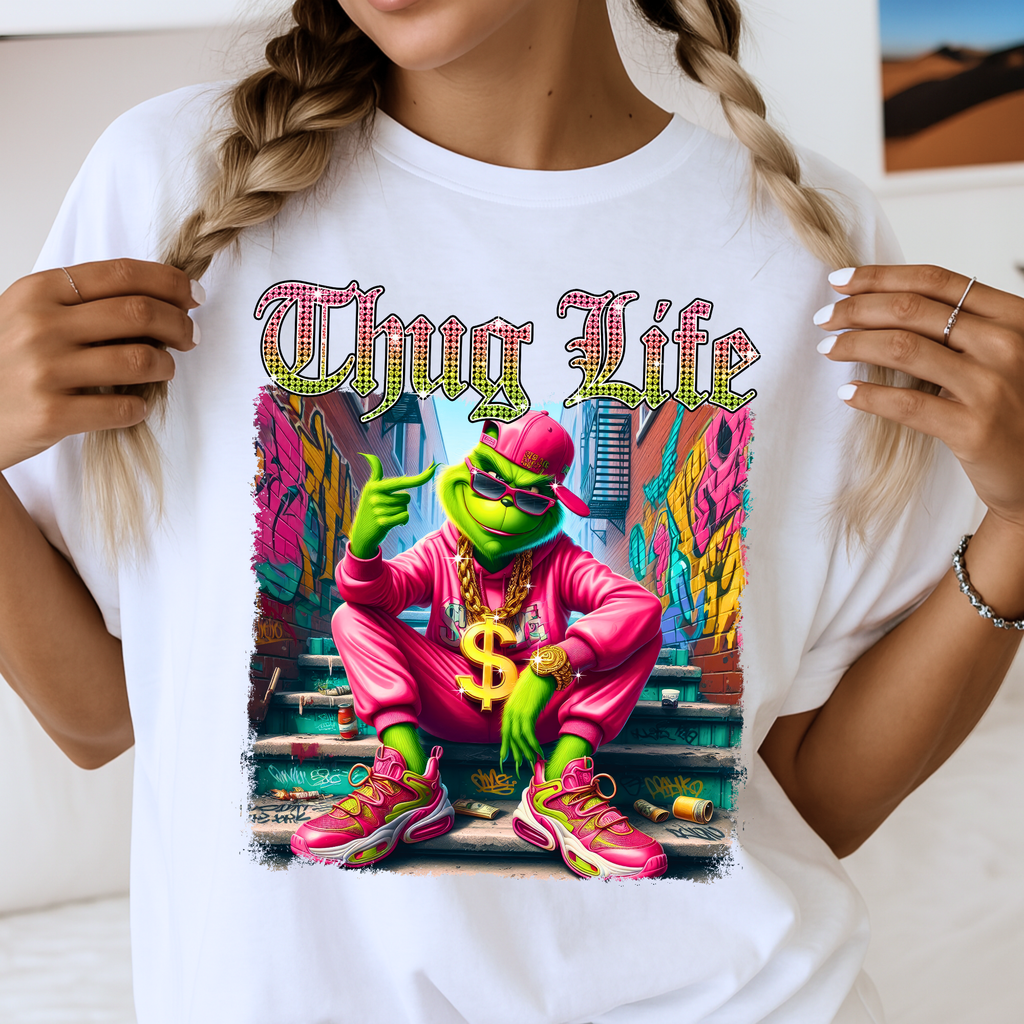 Thug Life Street Style Graphic Tee or Sweatshirt